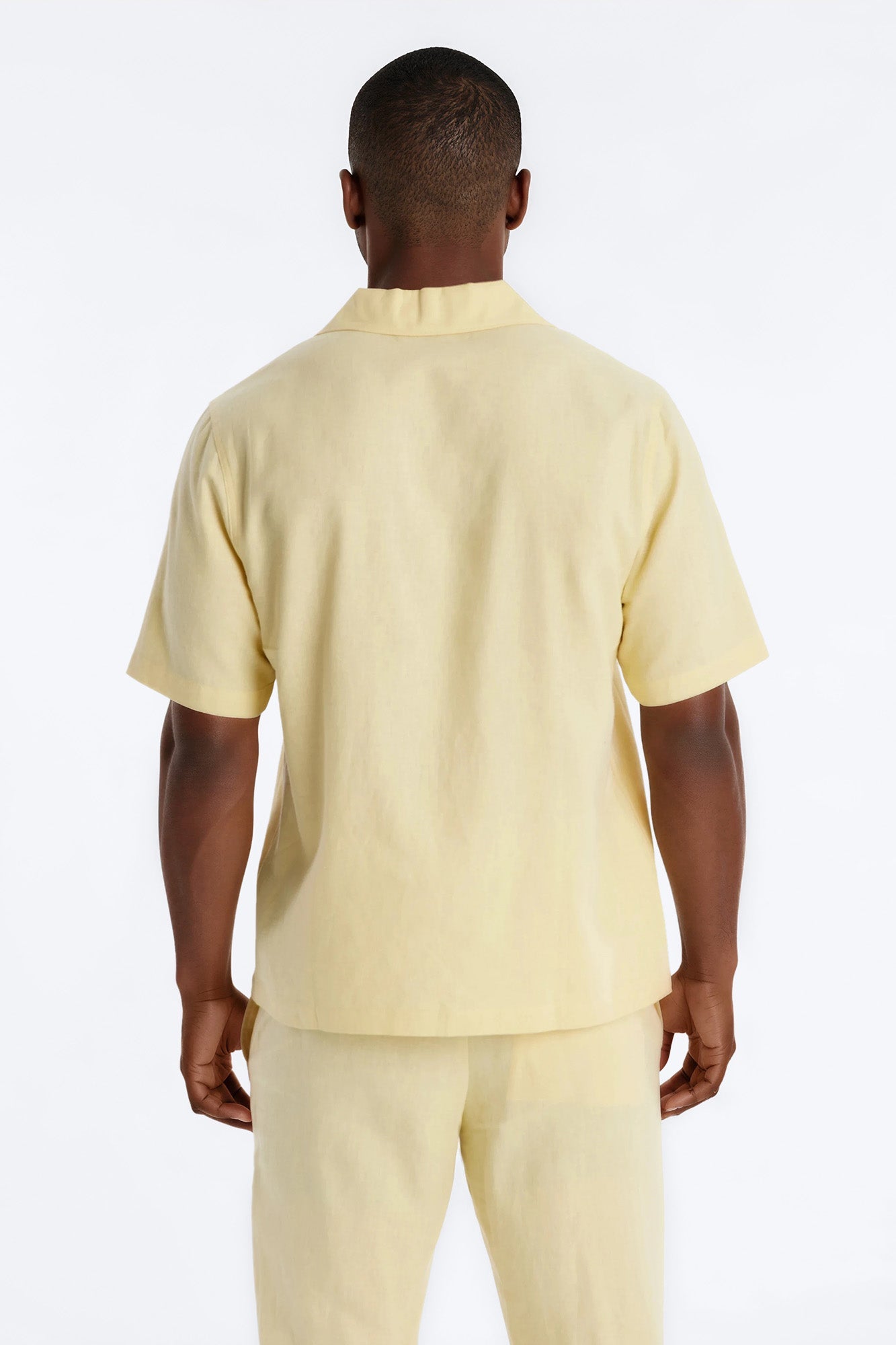 Bahamas Linen Shirt - Butter Yellow Fashion Nova