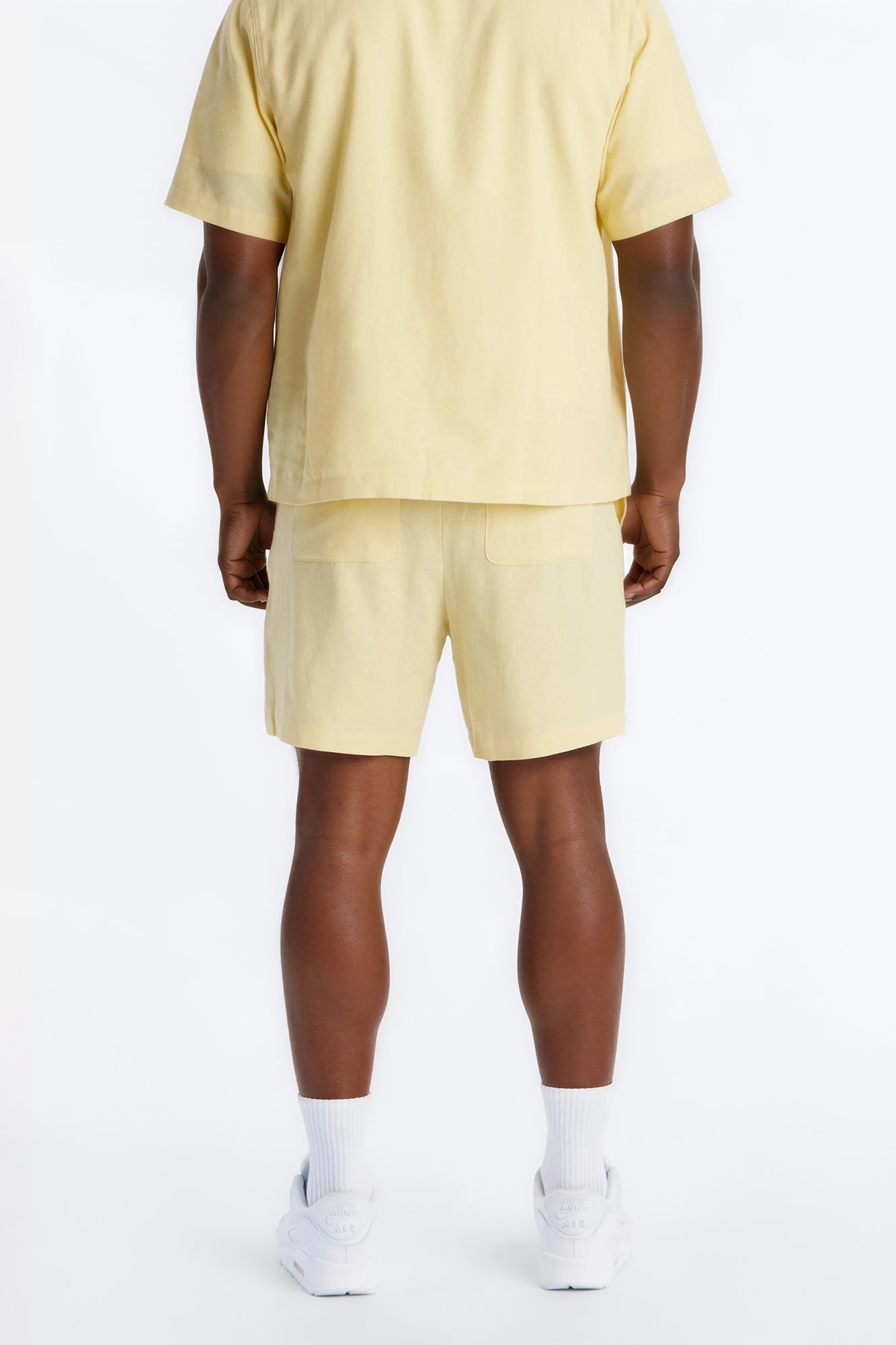 Bahamas Linen Shorts - Butter Yellow Fashion Nova