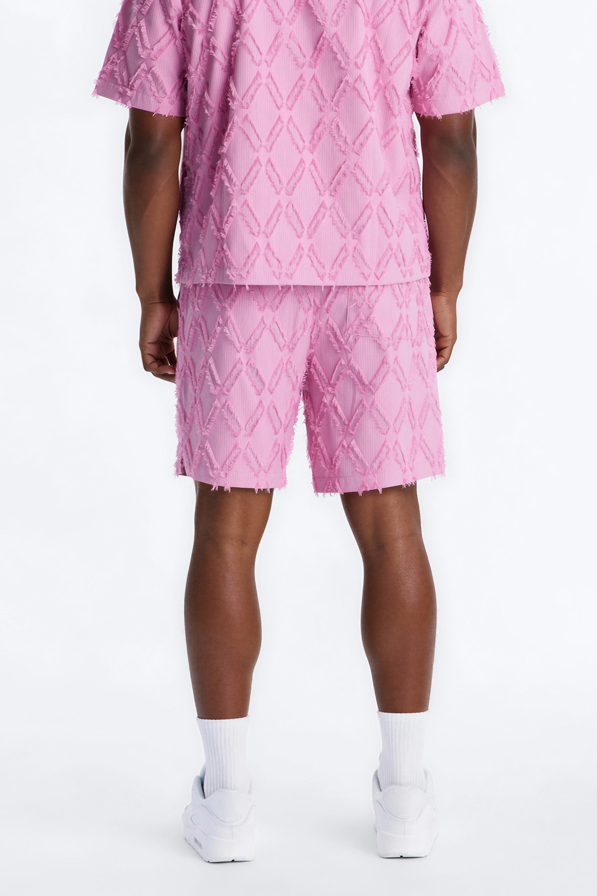 Relaxed Sahara Stripe Short - Mauve Fashion Nova
