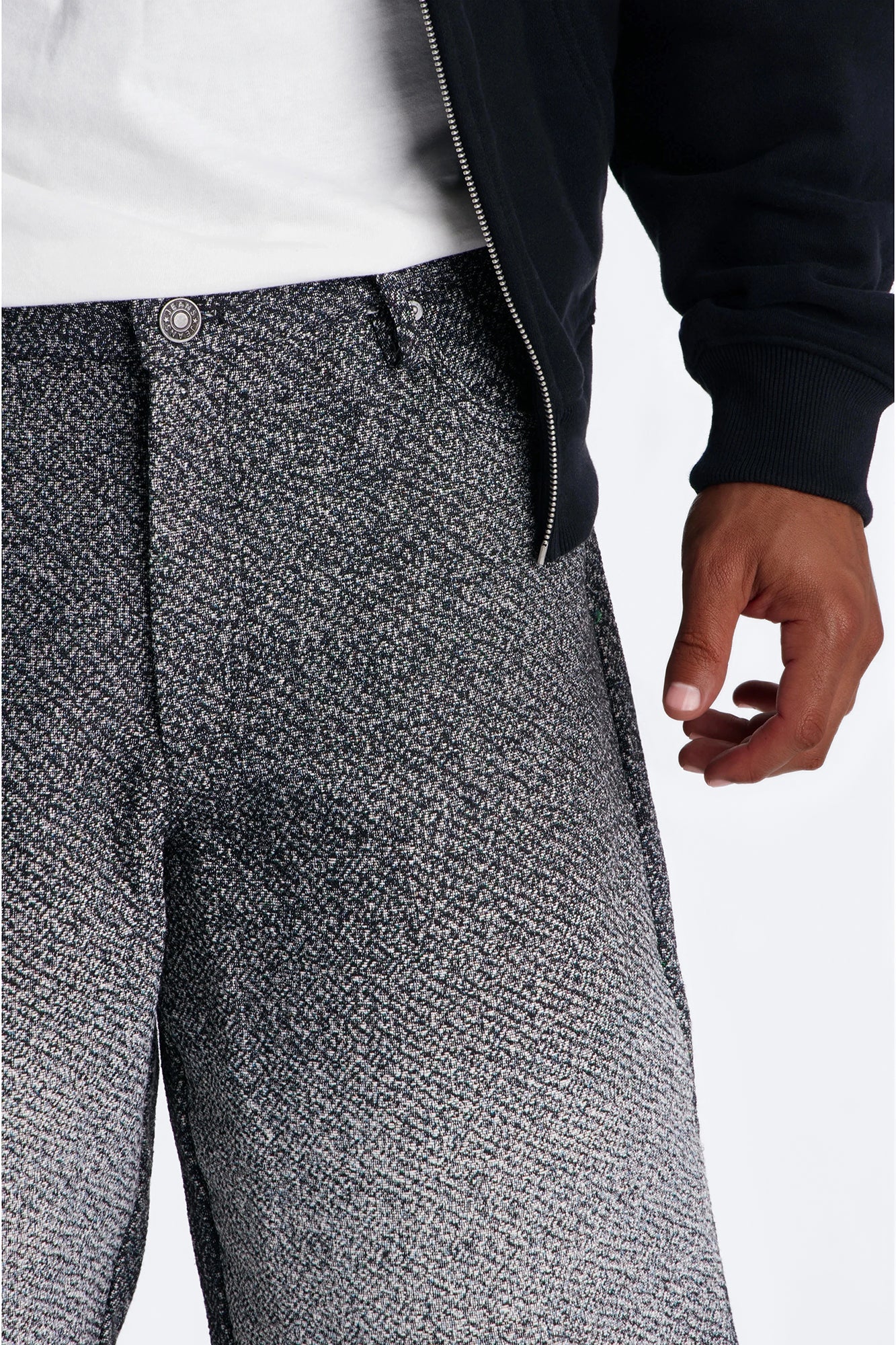 Baggy Tapestry Denim Short - Grey Fashion Nova