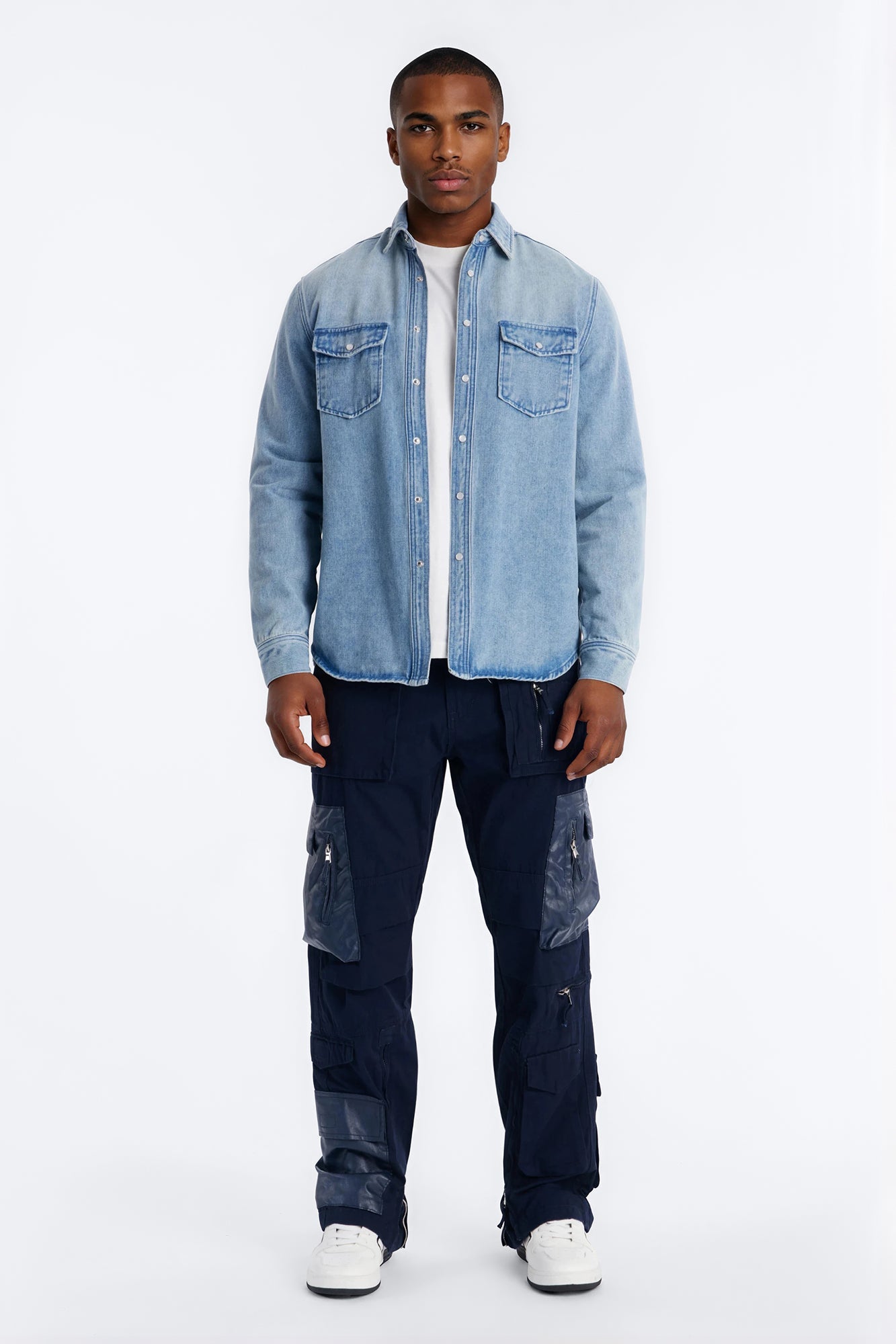 Straight Citadel Expedition Cargo Pant - Blue Fashion Nova