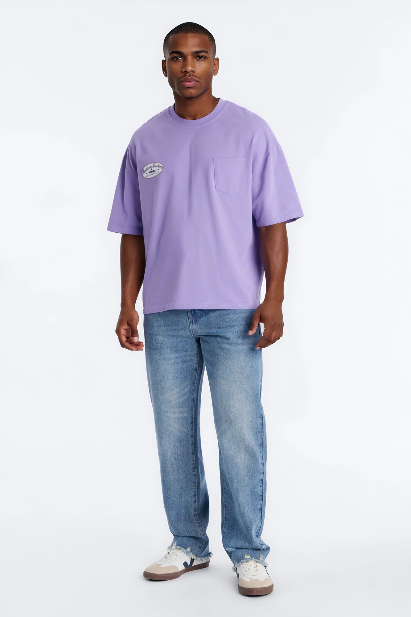 Boxy Gas Station Boxy Tee - Purple Fashion Nova