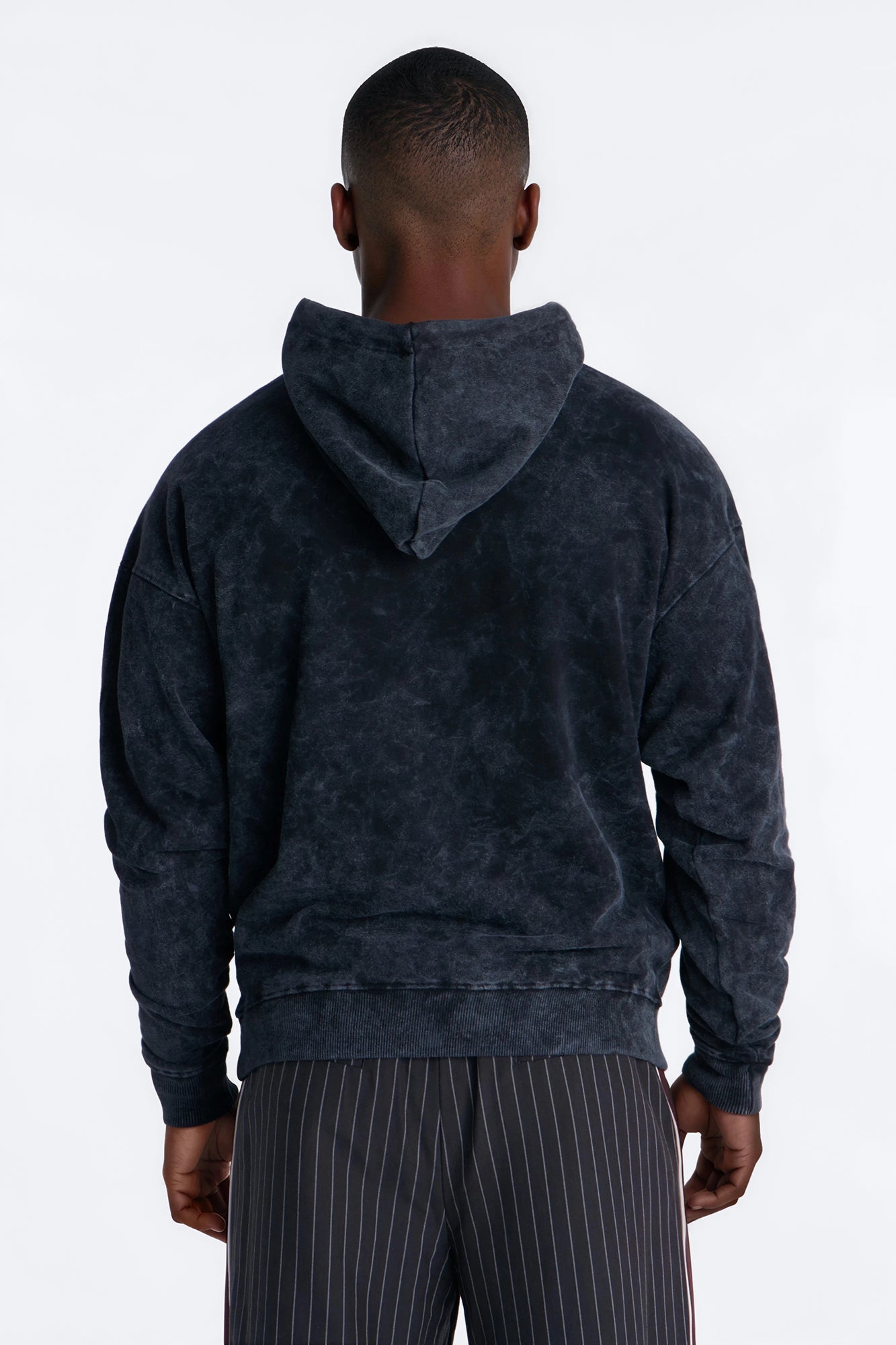 Last Supper Mineral Wash Hoodie - Black Wash Fashion Nova