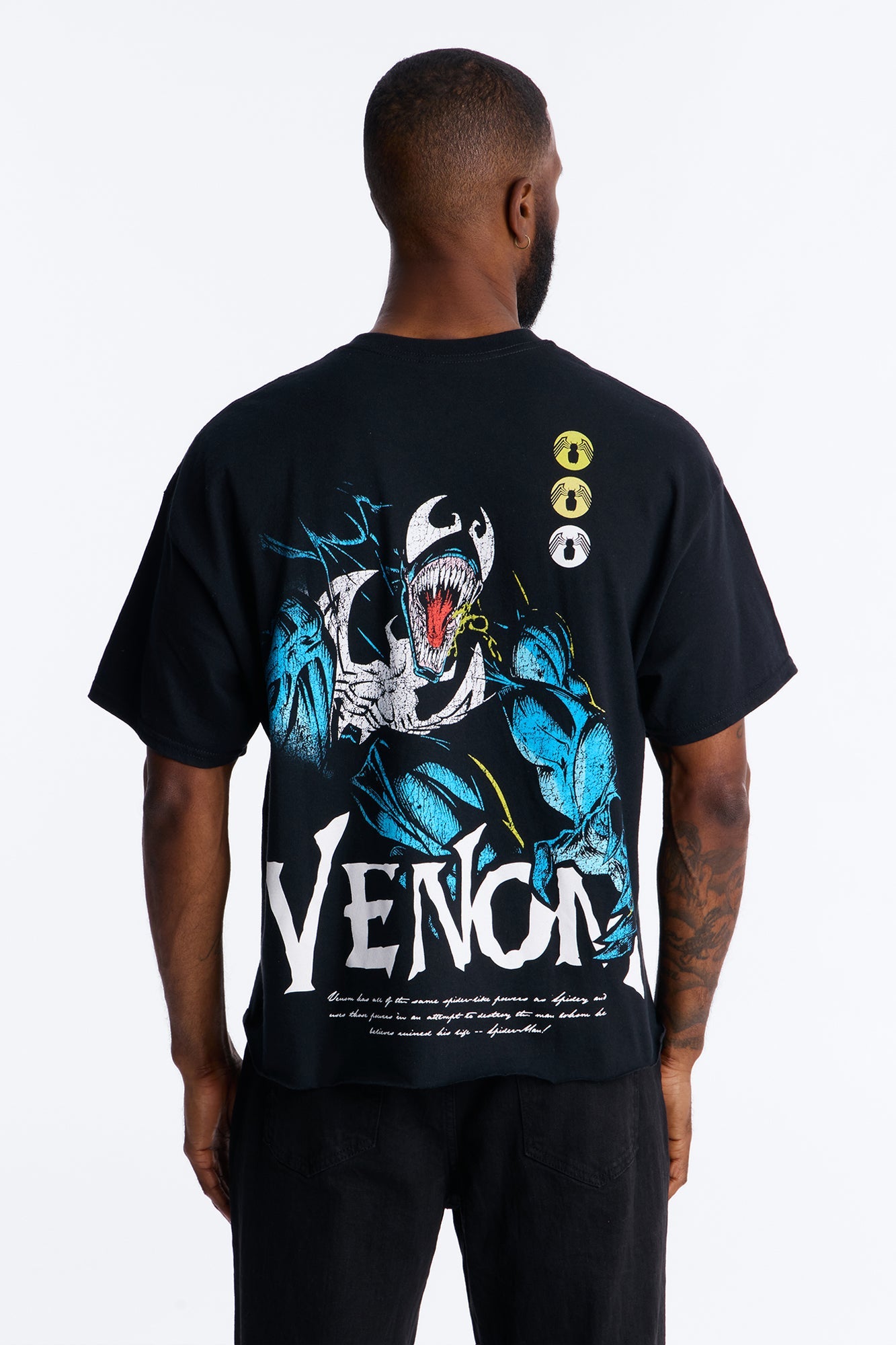 Venom The Anti Hero Boxy Short Sleeve Tee - Black Fashion Nova