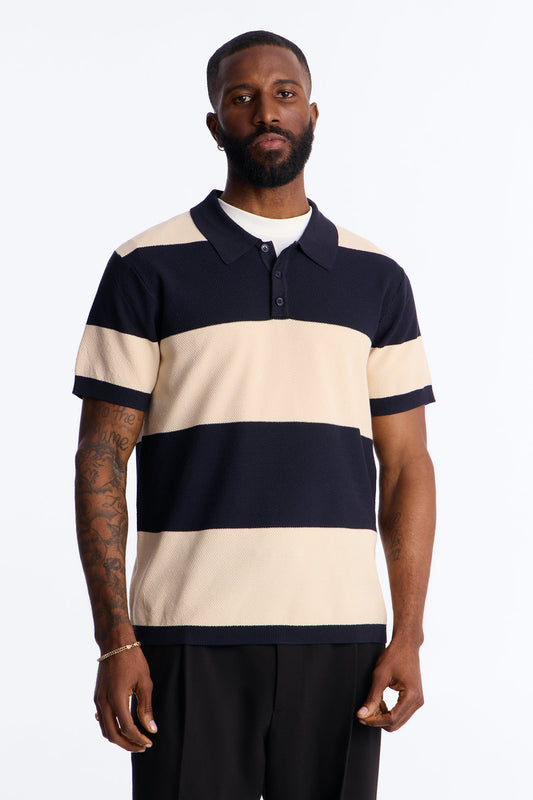 Dapper Dean Polo - Navy Fashion Nova