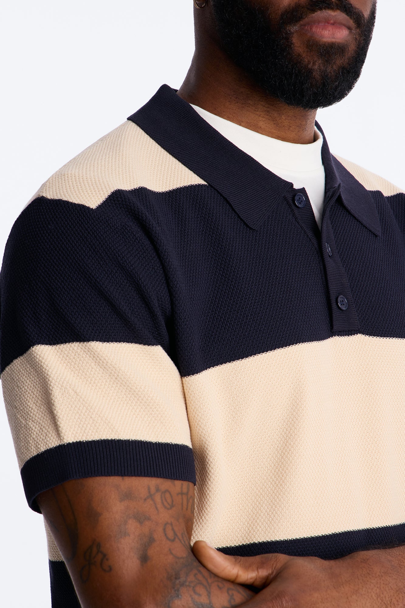 Dapper Dean Polo - Navy Fashion Nova