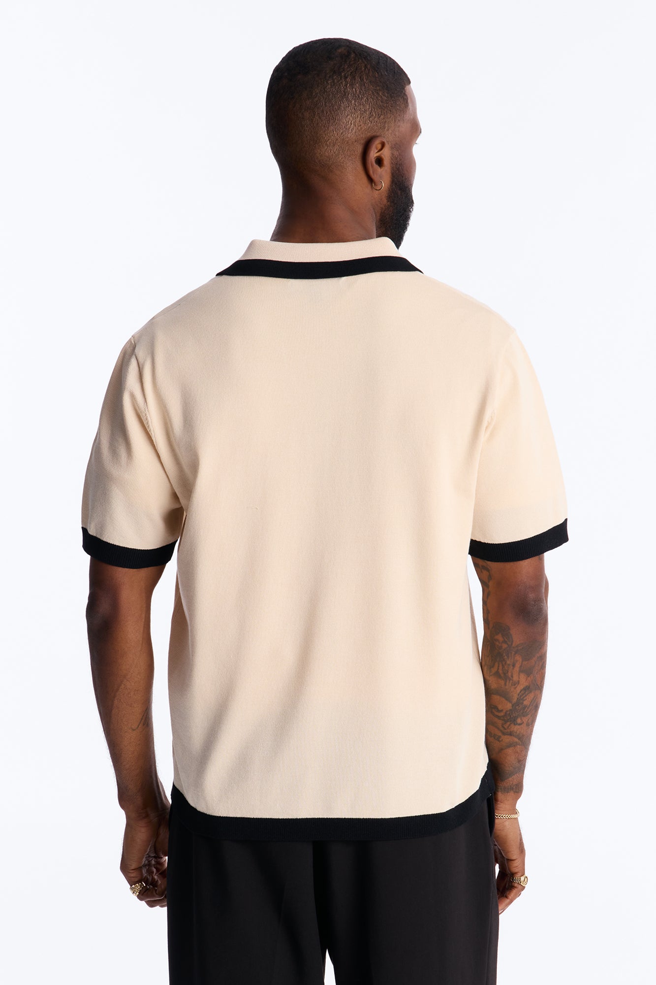 Rue Saint Johnny Collar Polo - Tan Fashion Nova