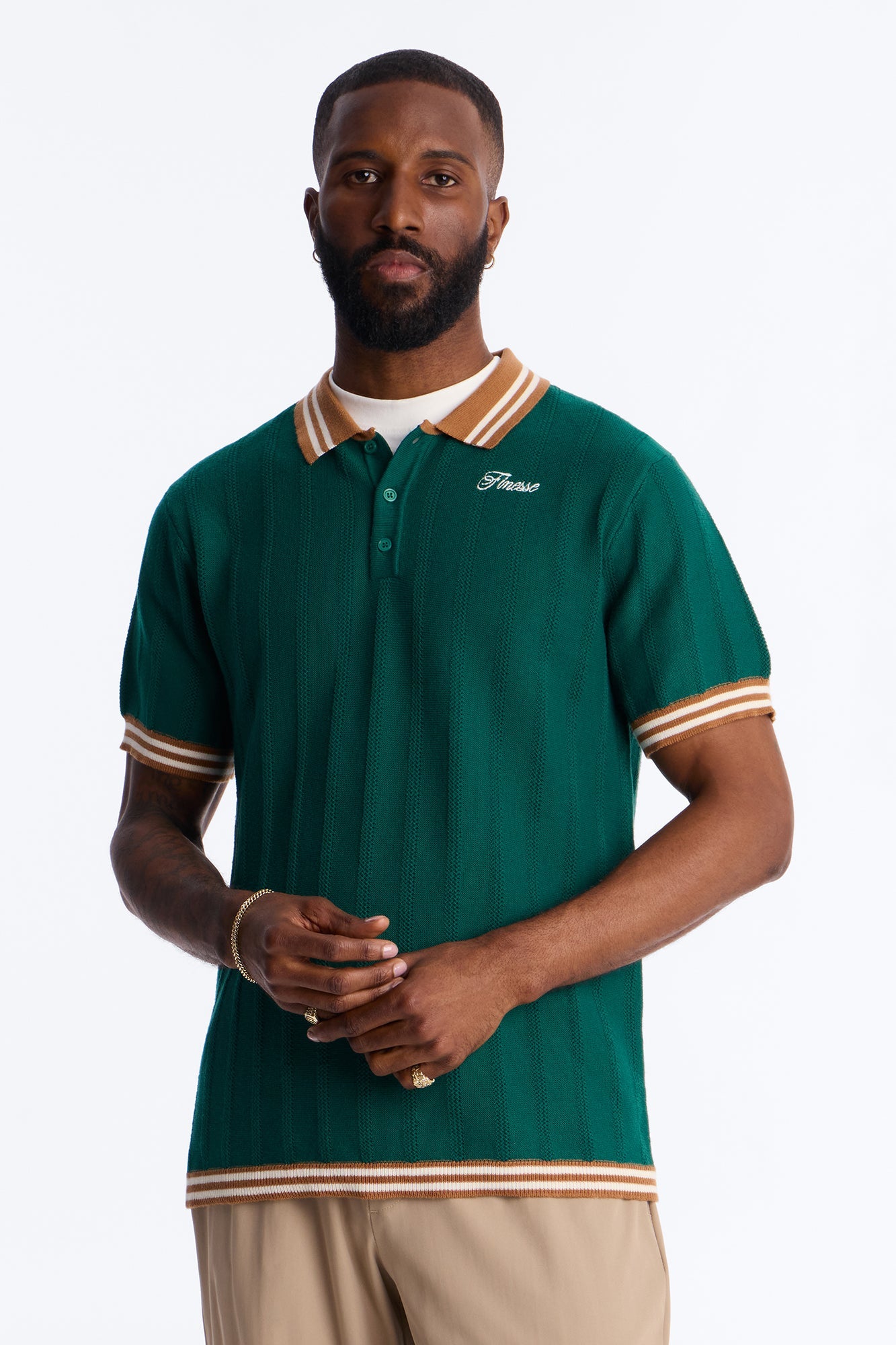 Open For Business Polo - Green Fashion Nova