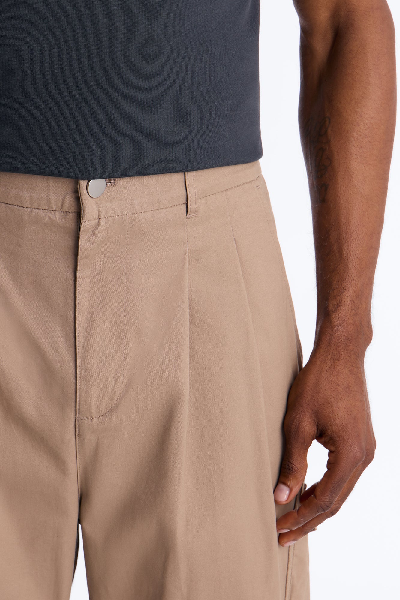 Barrel Accordion Pant - Brown Fashion Nova