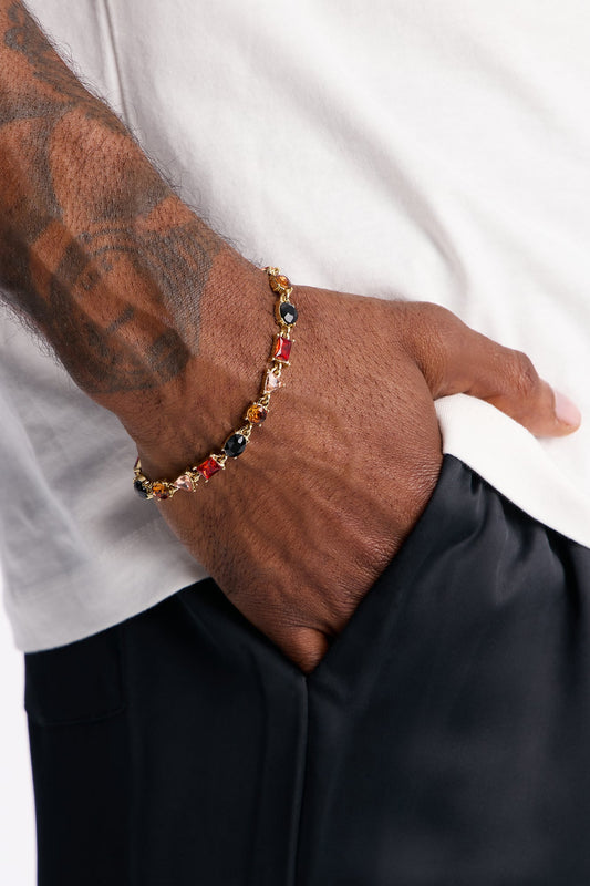 Crimson Fever Bracelet - Gold Fashion Nova
