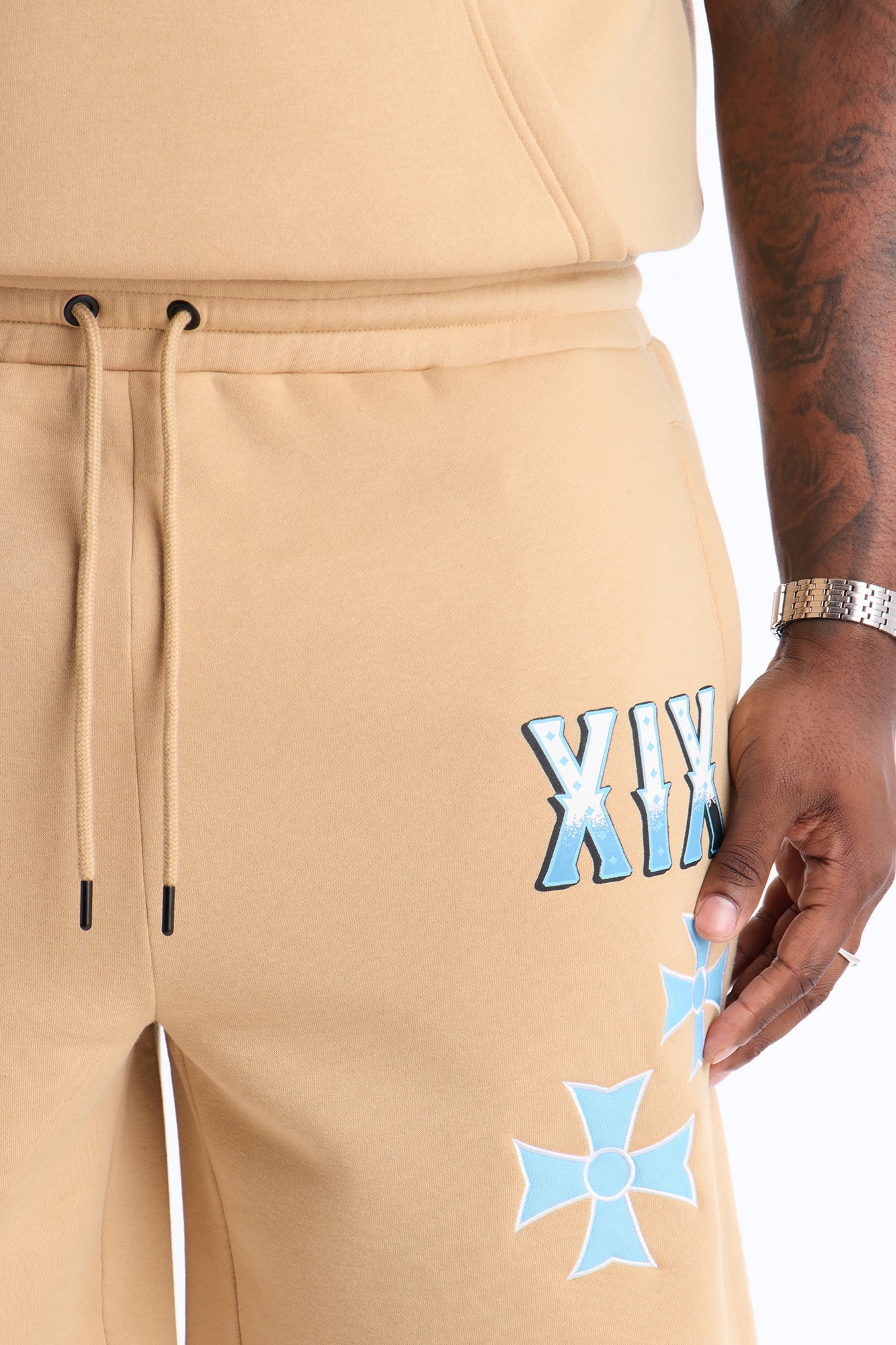 Eagles Fly Sweatshorts - Khaki Fashion Nova