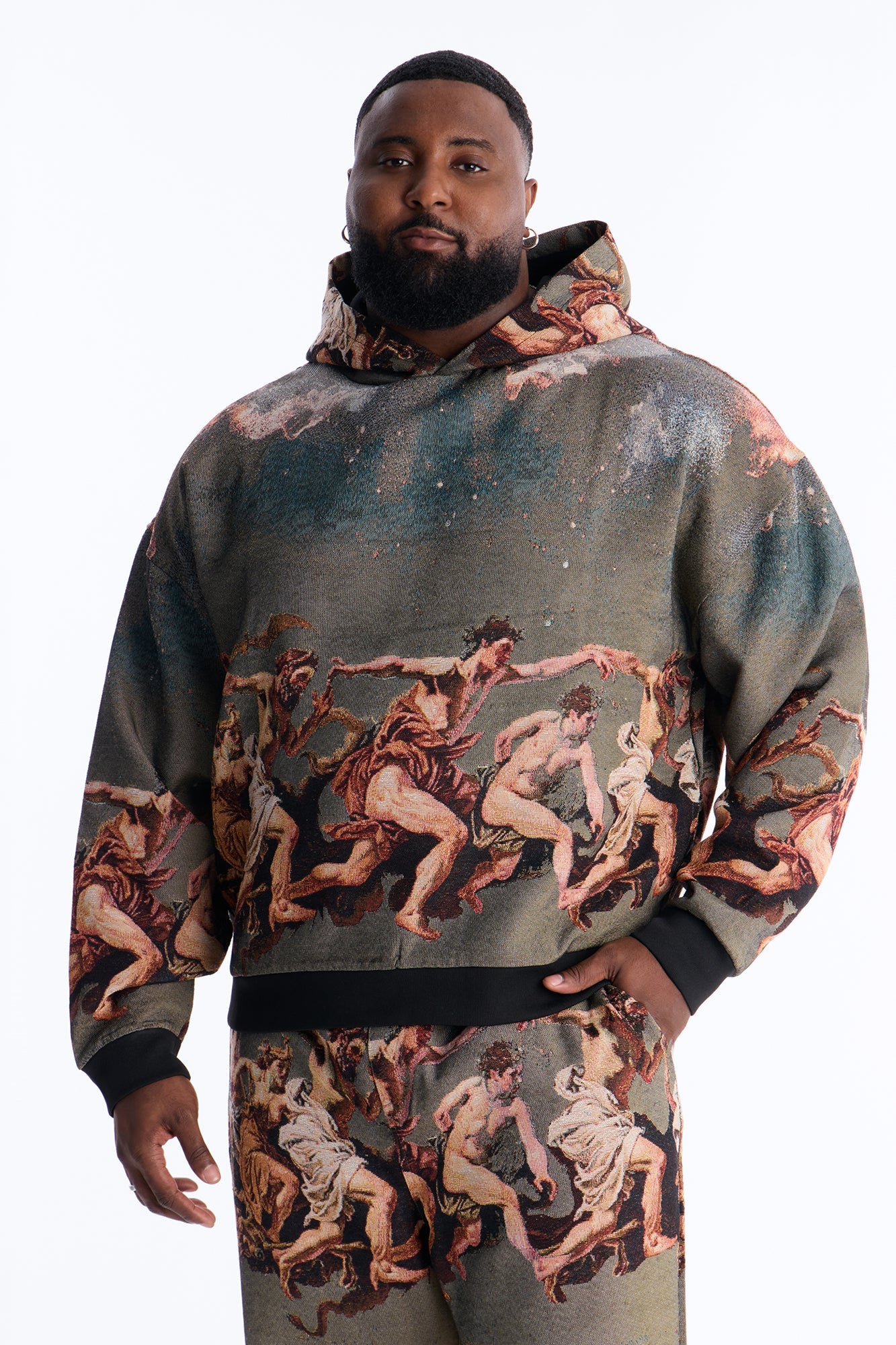 Snakes On The Plains Tapestry Oversized Hoodie - Multi Color Fashion Nova
