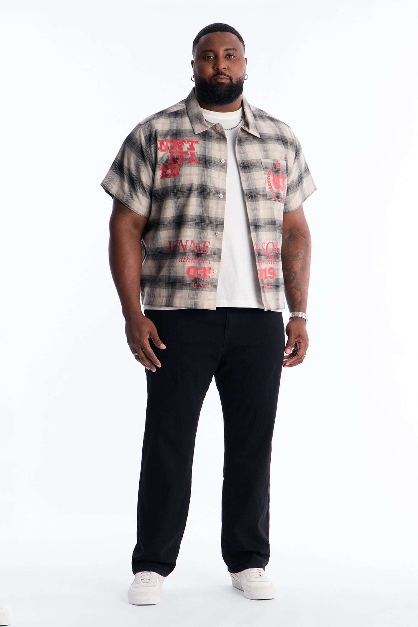 Winners Quad Button Up Shirt - Black Fashion Nova