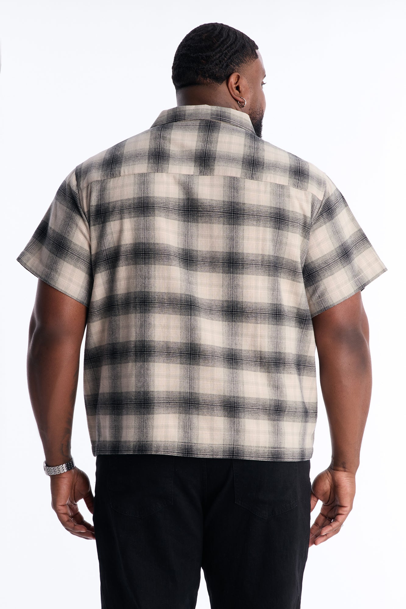Winners Quad Button Up Shirt - Black Fashion Nova