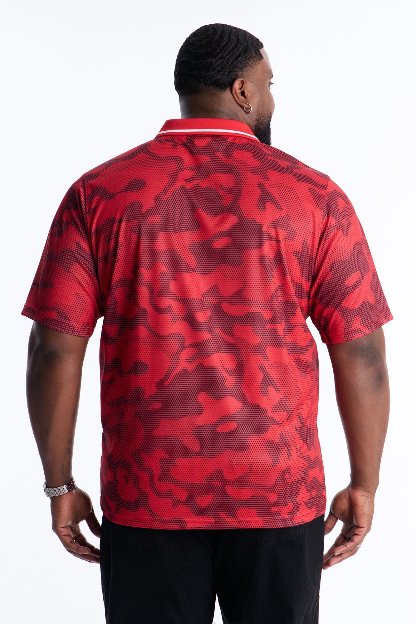 Bulls Digi Camo Soccer Top - Red Fashion Nova