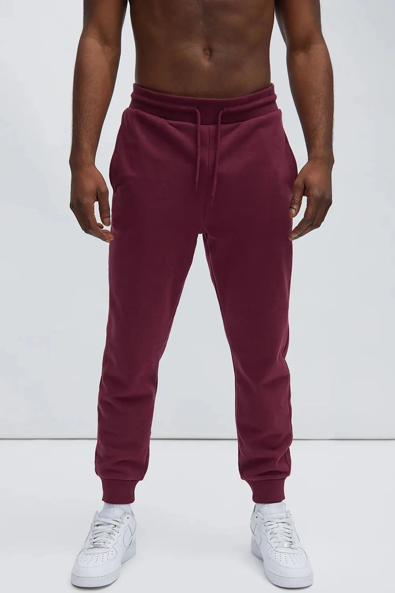 Tyson Jogger - Burgundy Fashion Nova