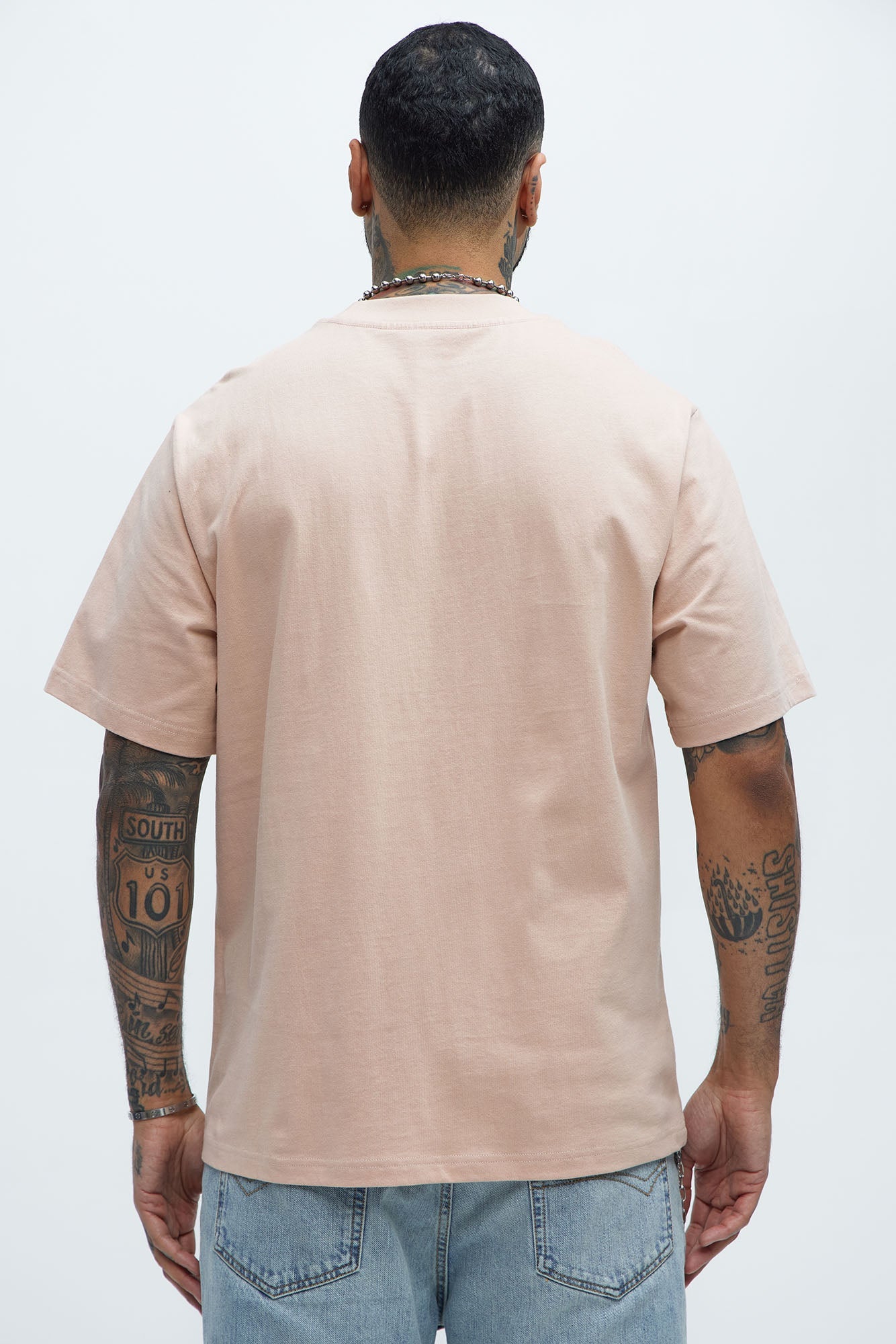 Oversized Heavyweight Tee 240GSM - Mauve Fashion Nova