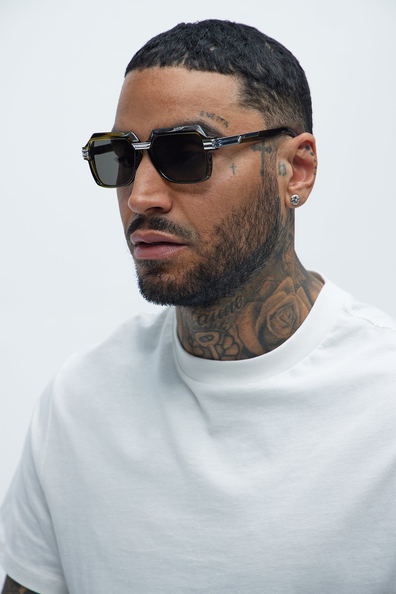 Cairo Square Sunglasses - Olive Fashion Nova