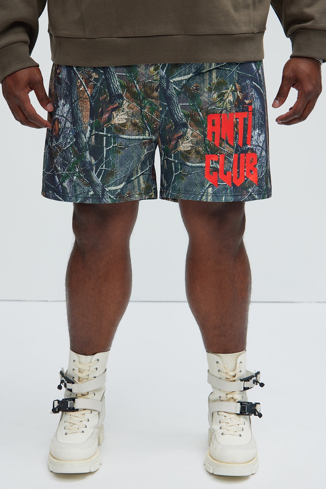 Anti Club Mesh Shorts - Camouflage Fashion Nova