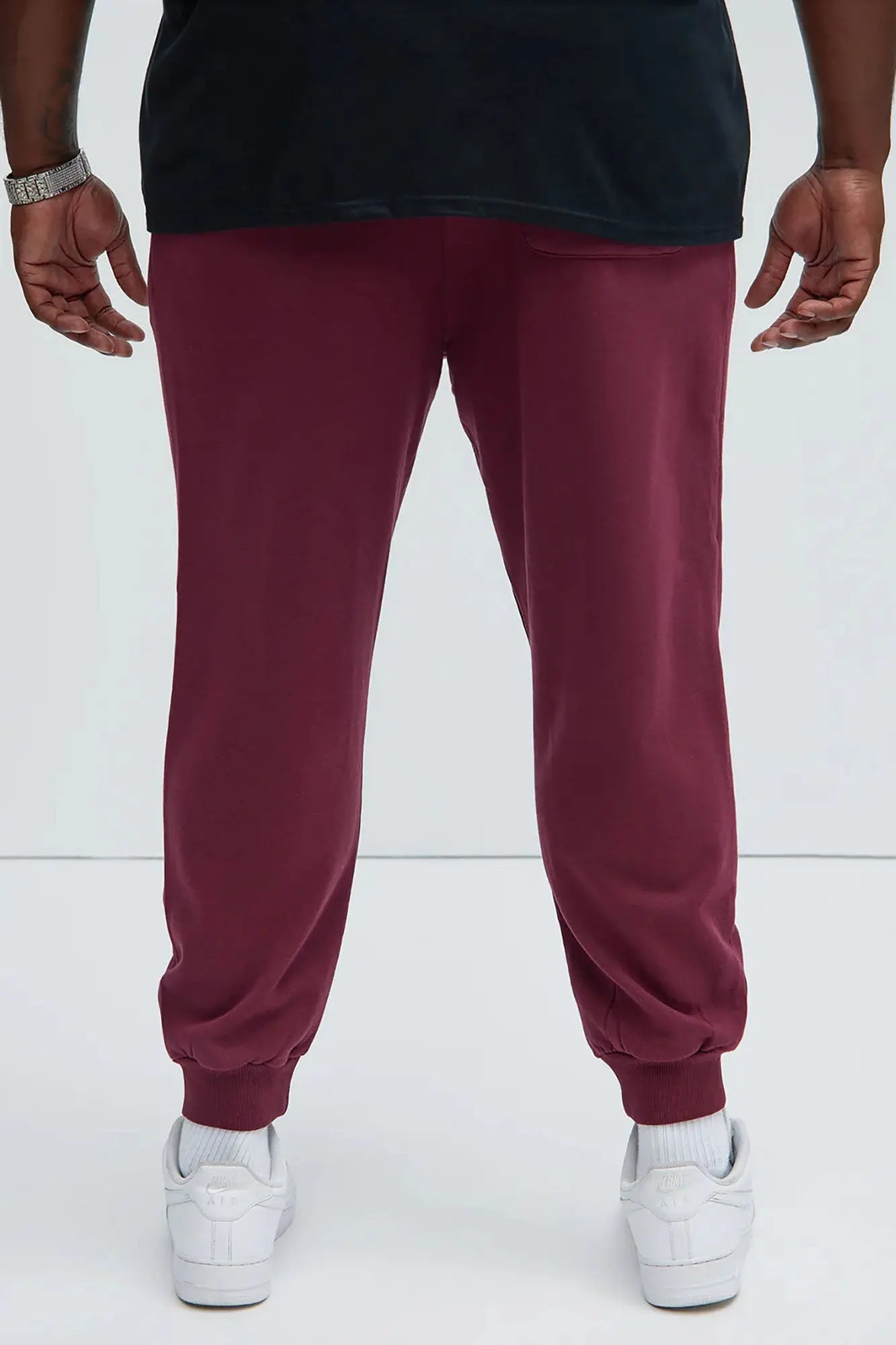 Tyson Jogger - Burgundy Fashion Nova