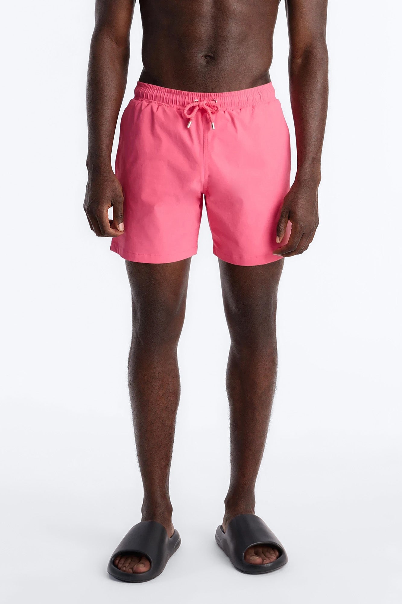 Montez Stretch Swim Trunk 6″ - Hot Pink Fashion Nova