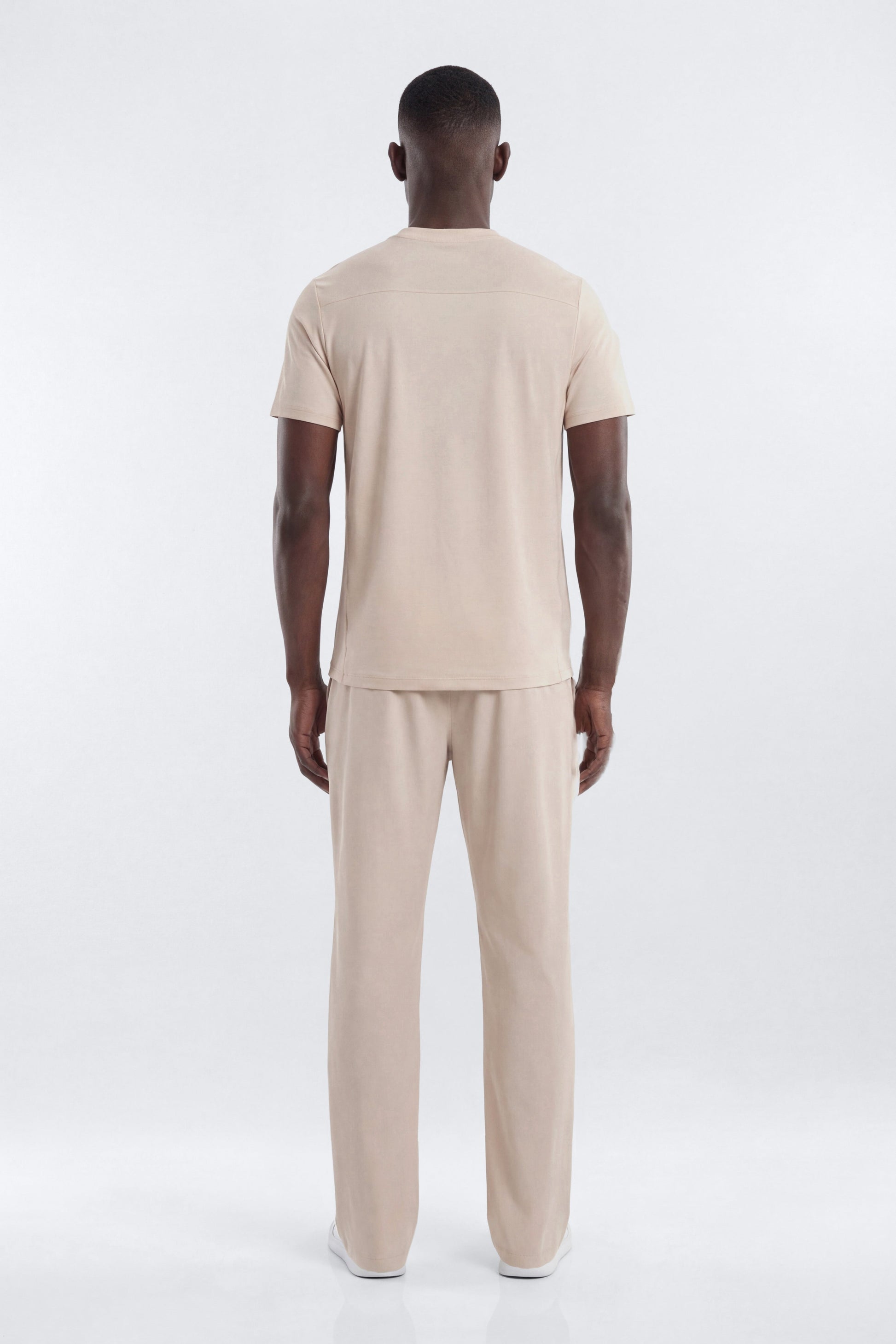 HexTech™ Crew Neck Active Top - Oat Milk Fashion Nova