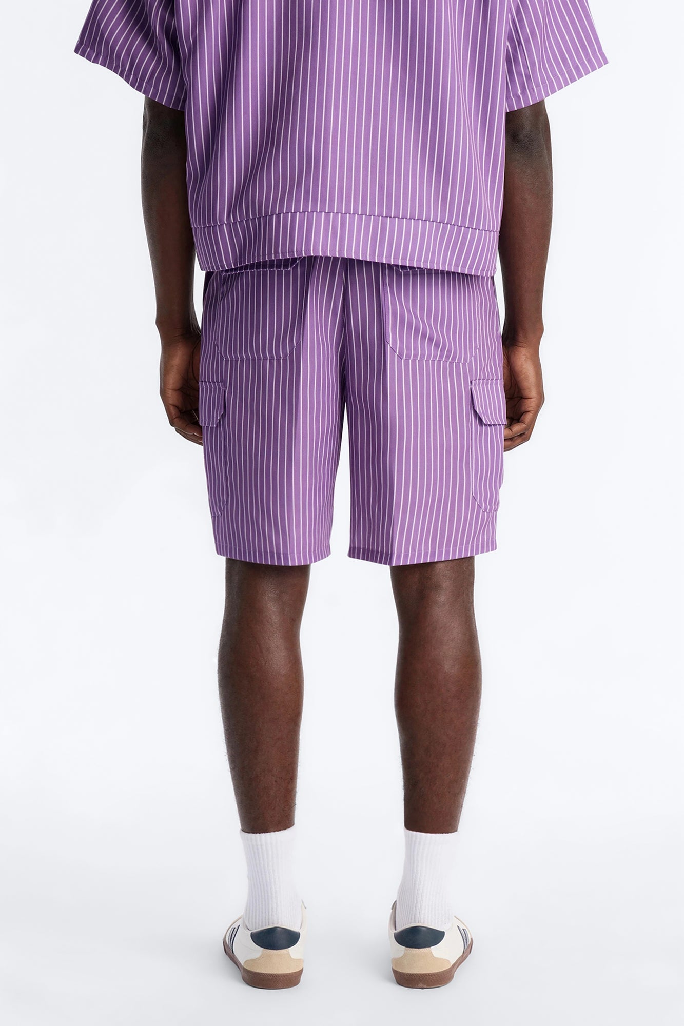 Relaxed Desert Dunes Cargo Short - Purple Fashion Nova