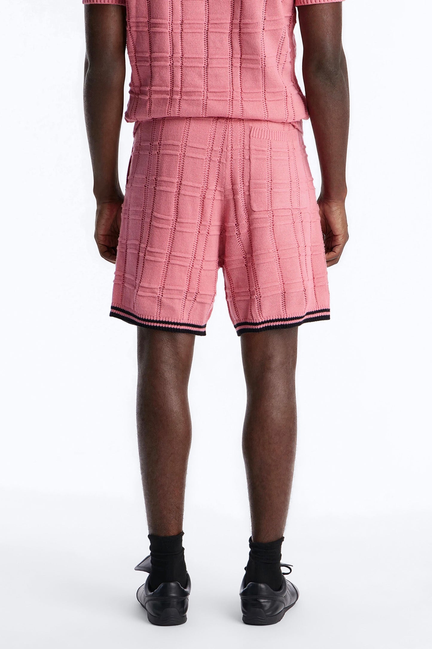 Relaxed Riviera Knit Short - Pink Fashion Nova
