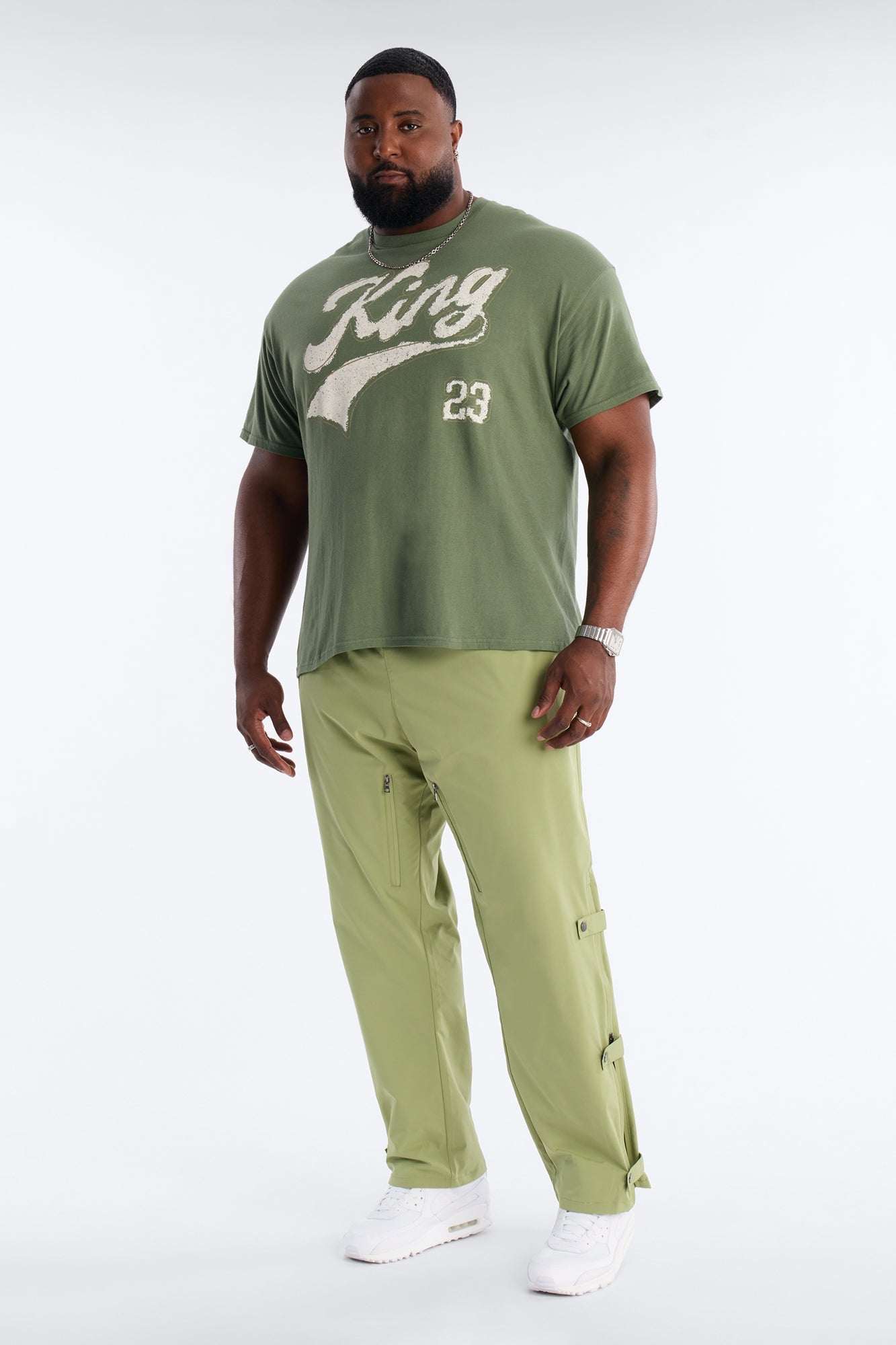 Slim Odyssey Multi Strap Pant - Sage Fashion Nova