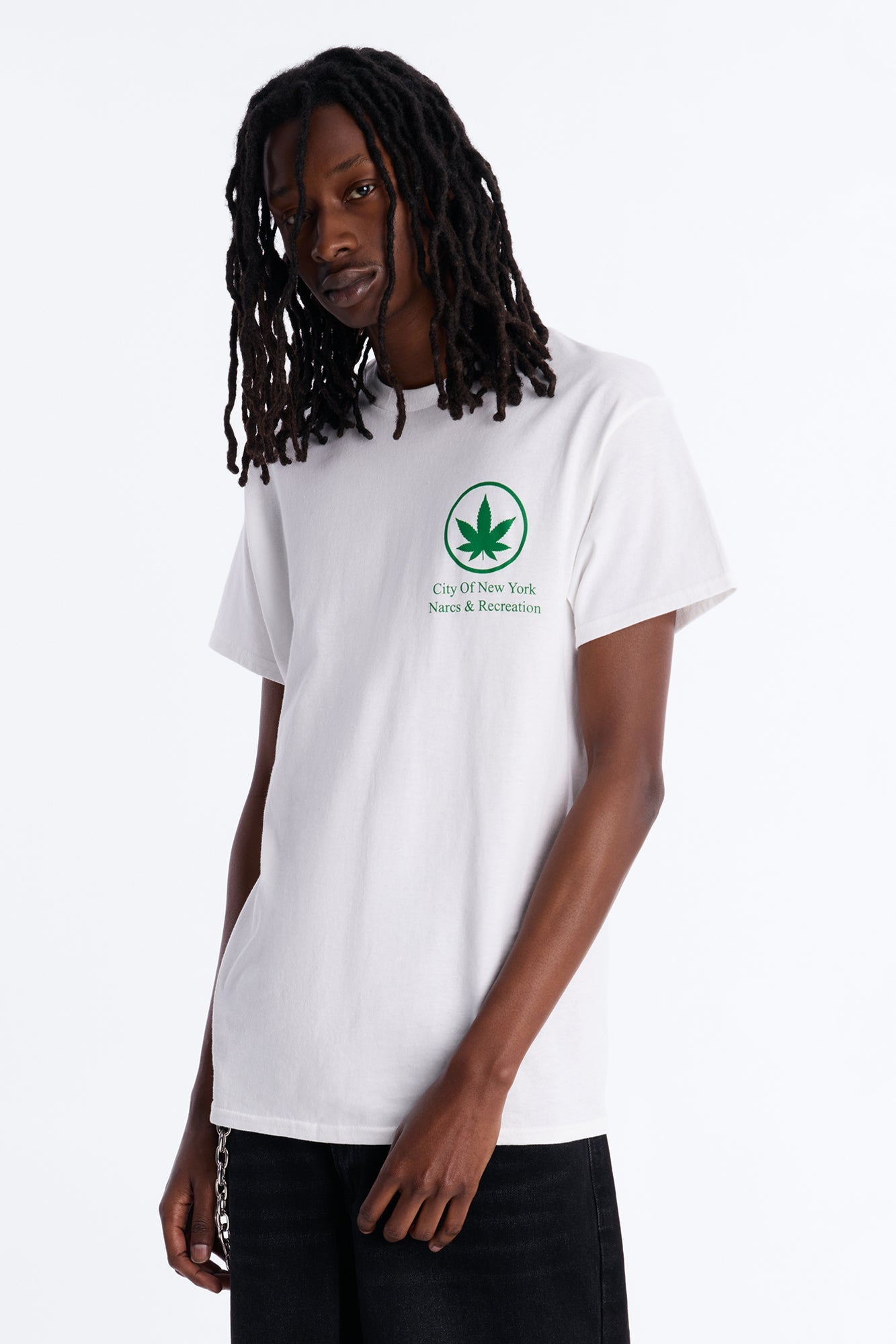 NYC Recreation Vibes Short Sleeve Tee - White Fashion Nova