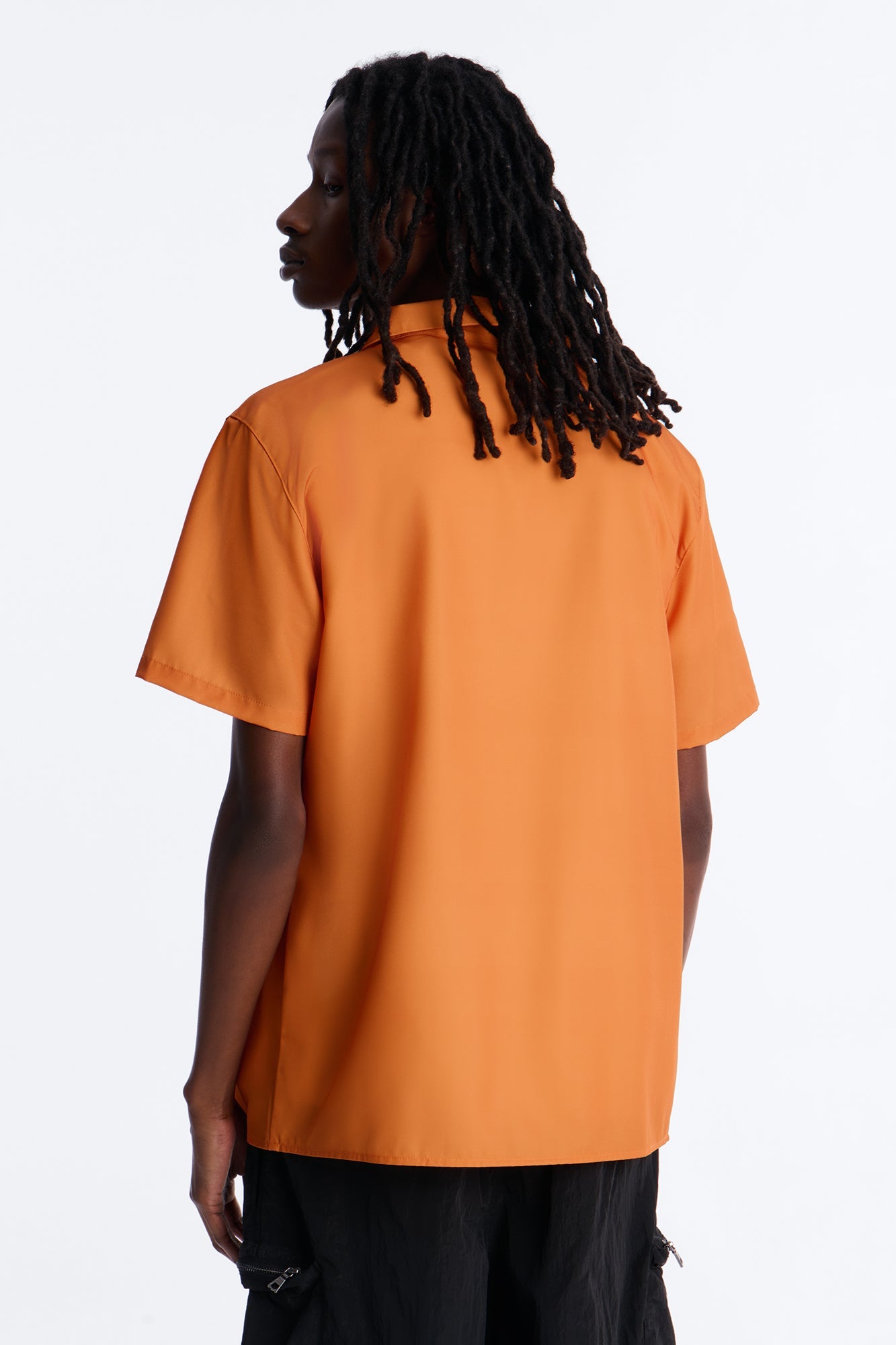 Relaxed Golden Sunshine Petals Button Up Shirt - Orange Fashion Nova