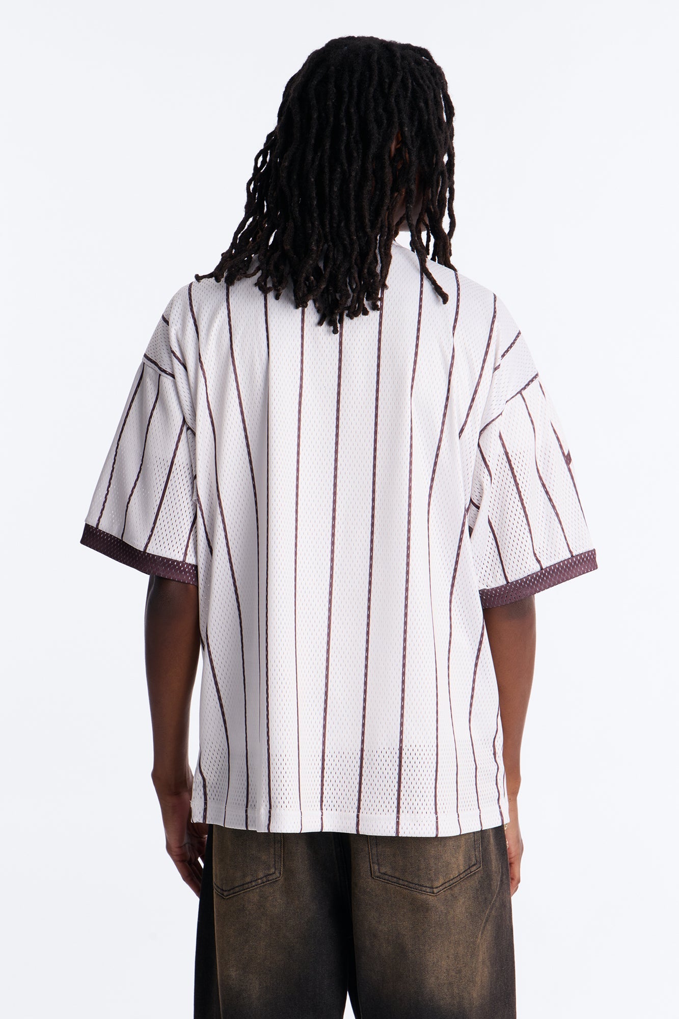 Jersey Fit Tokyo V-Neck Shirt - White Fashion Nova