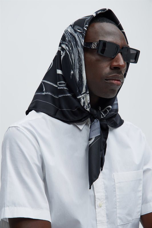 Feel Good Being Bad Bandana - Black/combo Fashion Nova