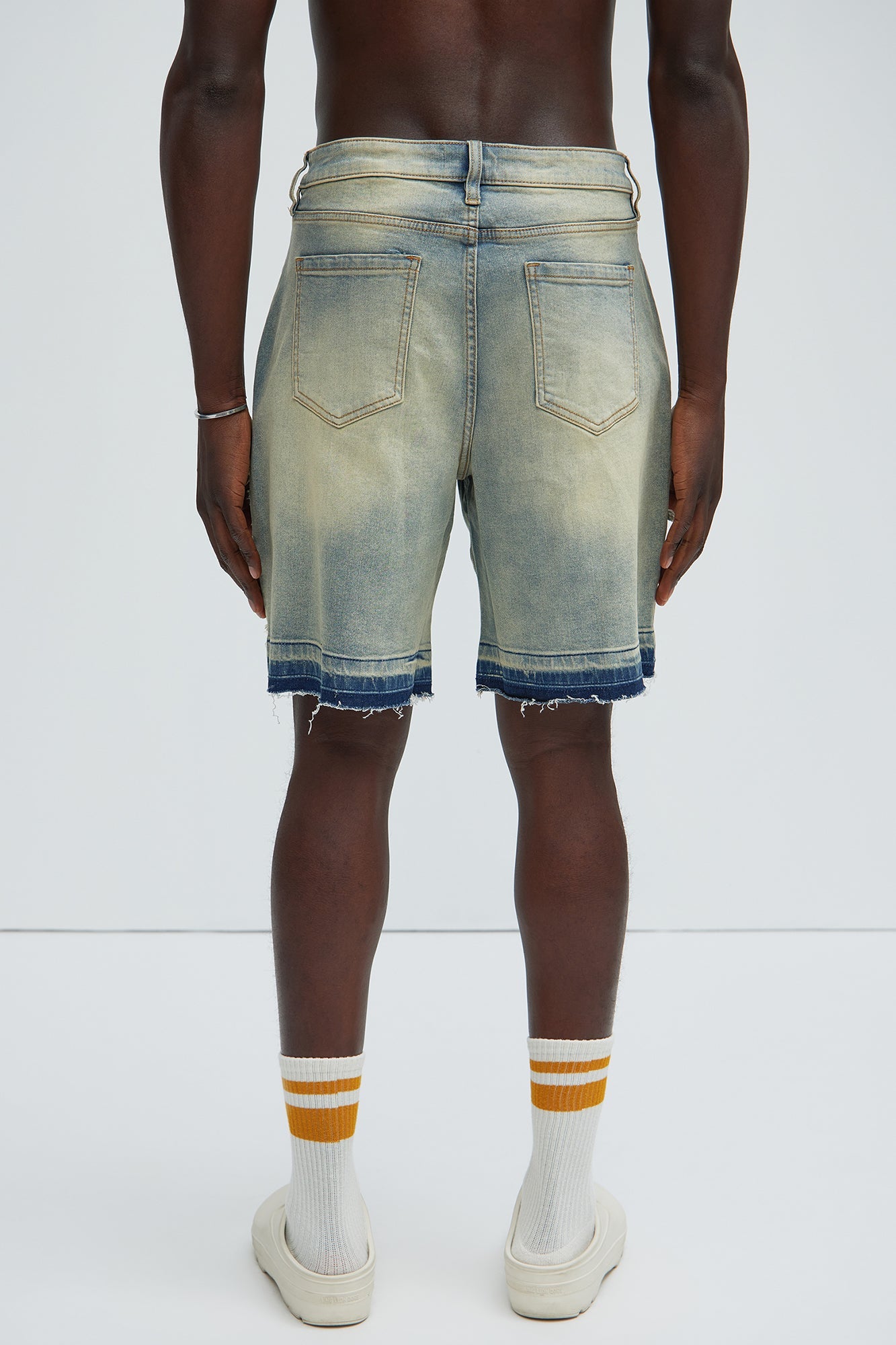 Barker Relaxed Denim Shorts - Vintage Blue Wash Fashion Nova
