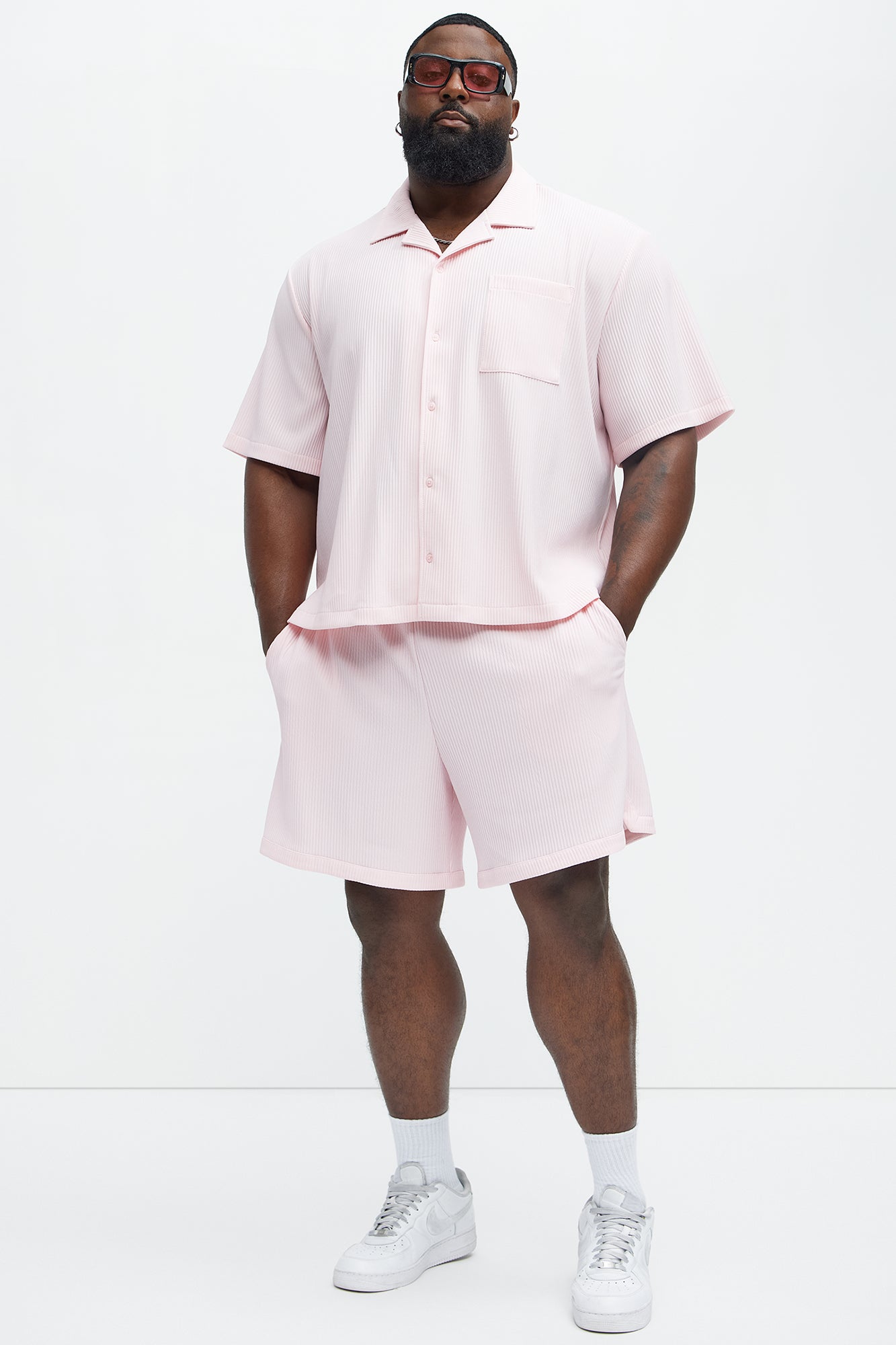 Show Up Basketball Short - Pink Fashion Nova