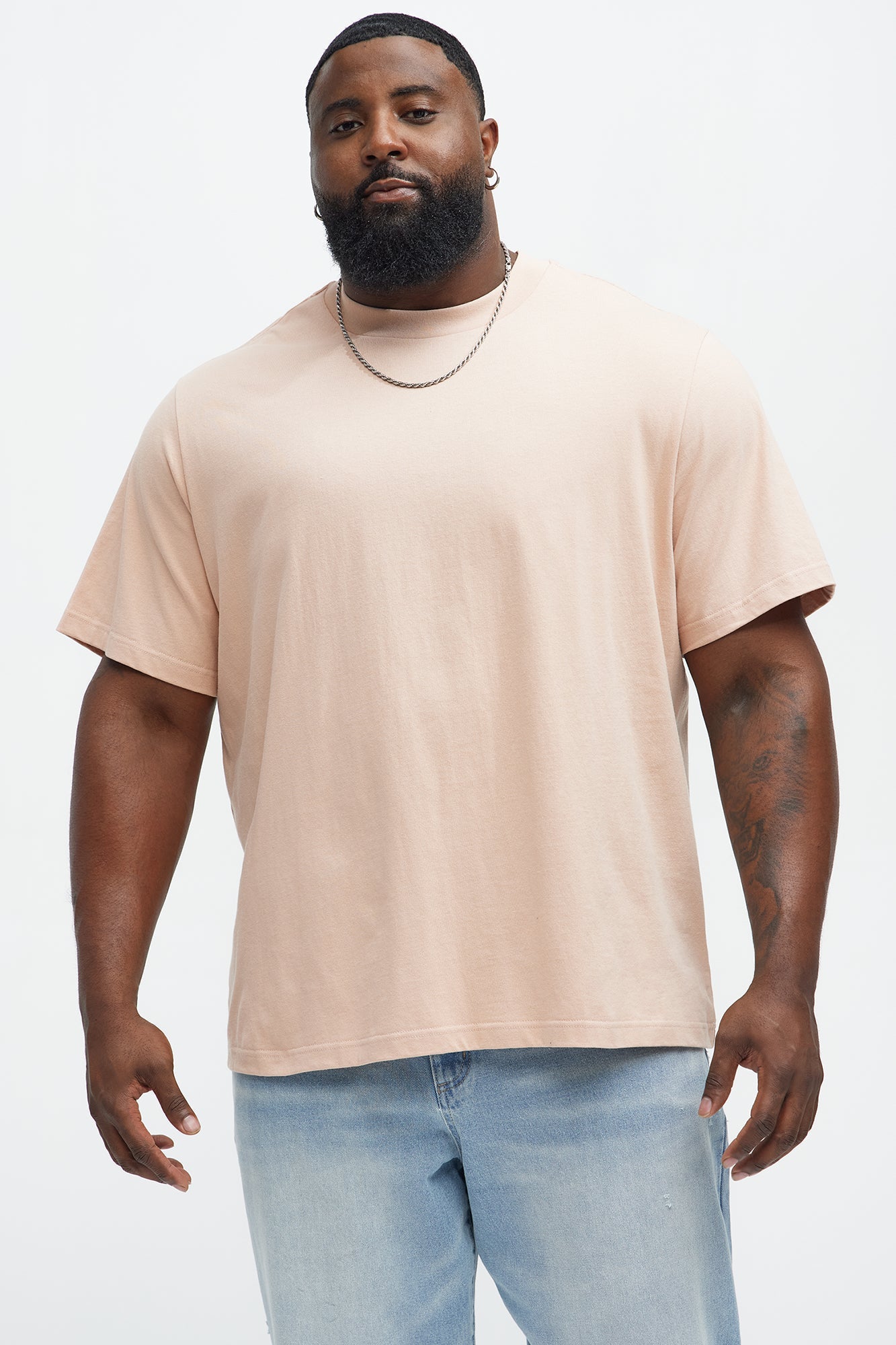 Oversized Heavyweight Tee 240GSM - Mauve Fashion Nova