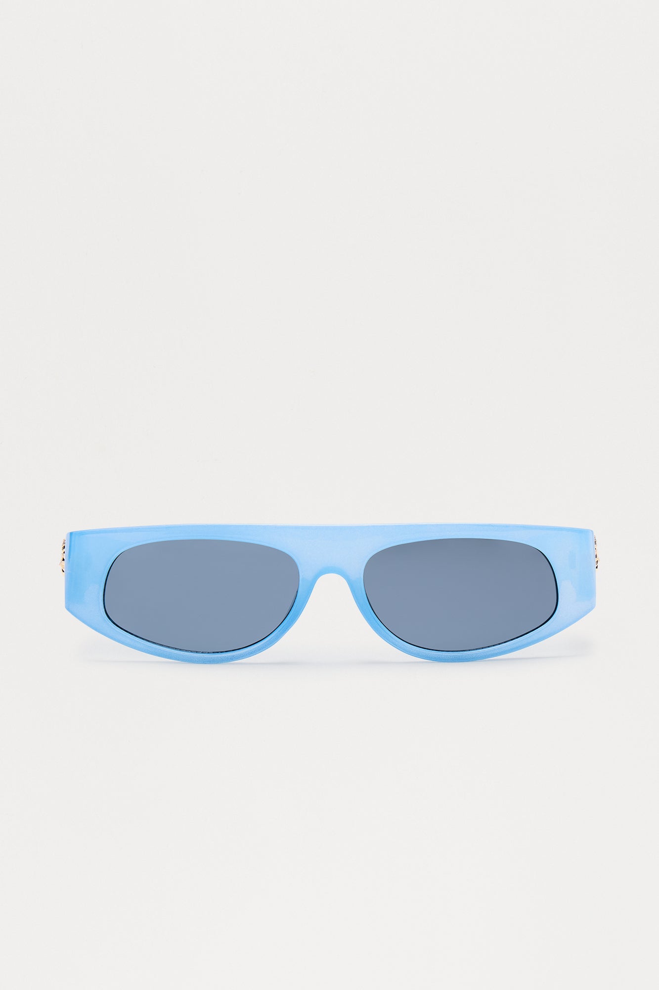 Vancouver Flat Top Sunglasses - Light Blue Fashion Nova