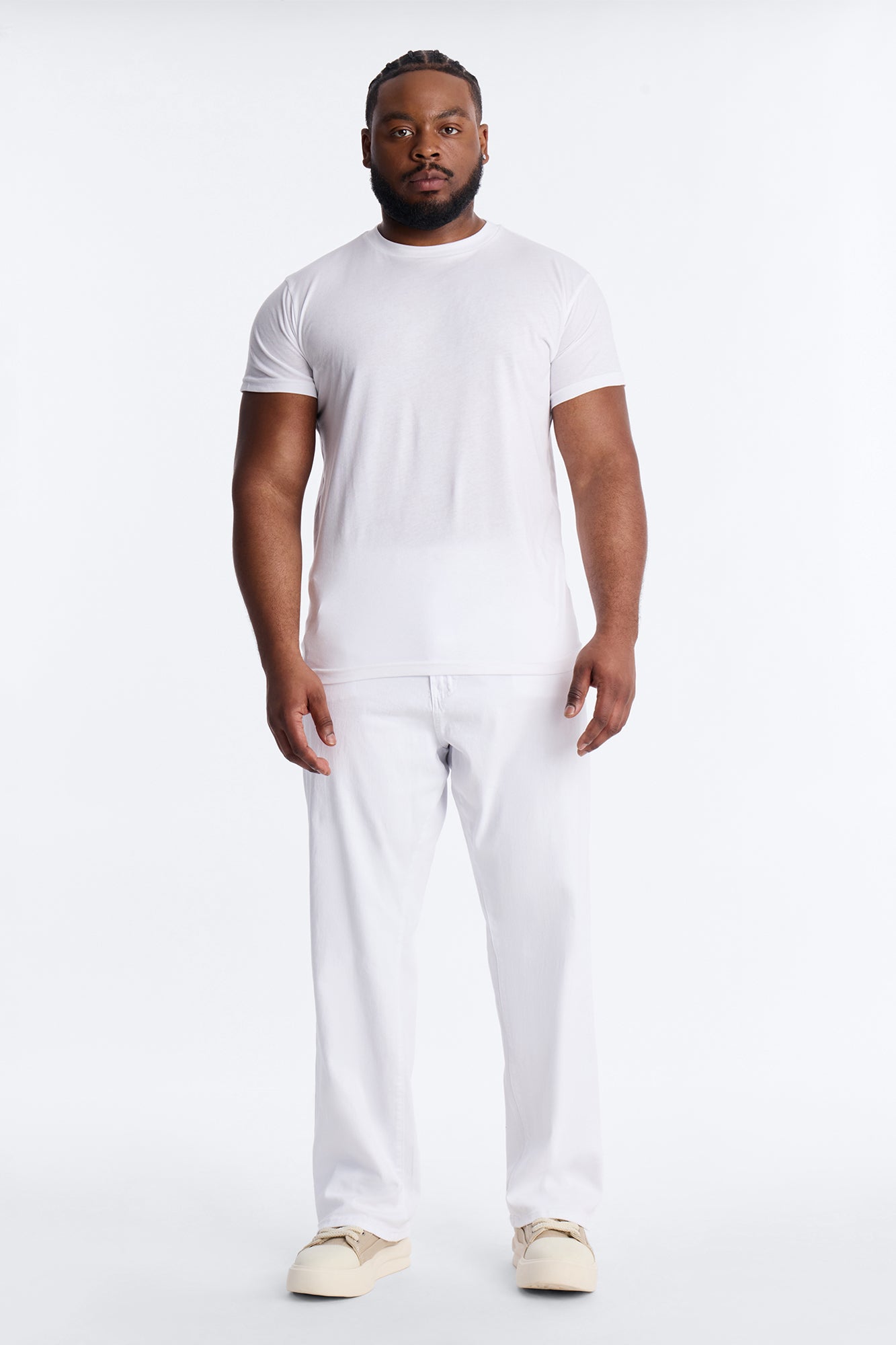 Clean Feel Straight Jean - White Fashion Nova