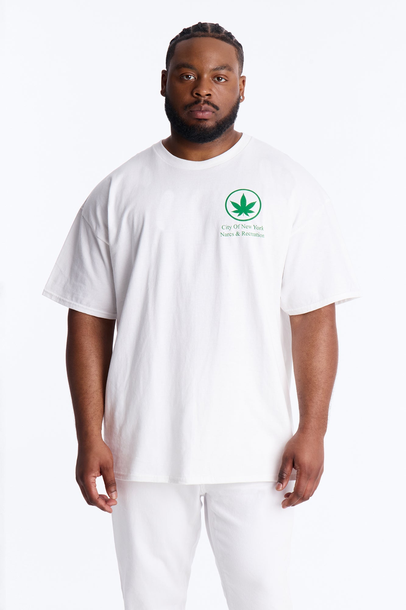 NYC Recreation Vibes Short Sleeve Tee - White Fashion Nova