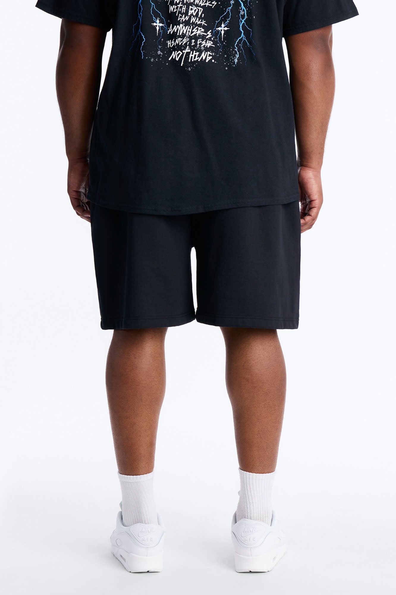 Eternal Fire Sweatshorts - Black Fashion Nova