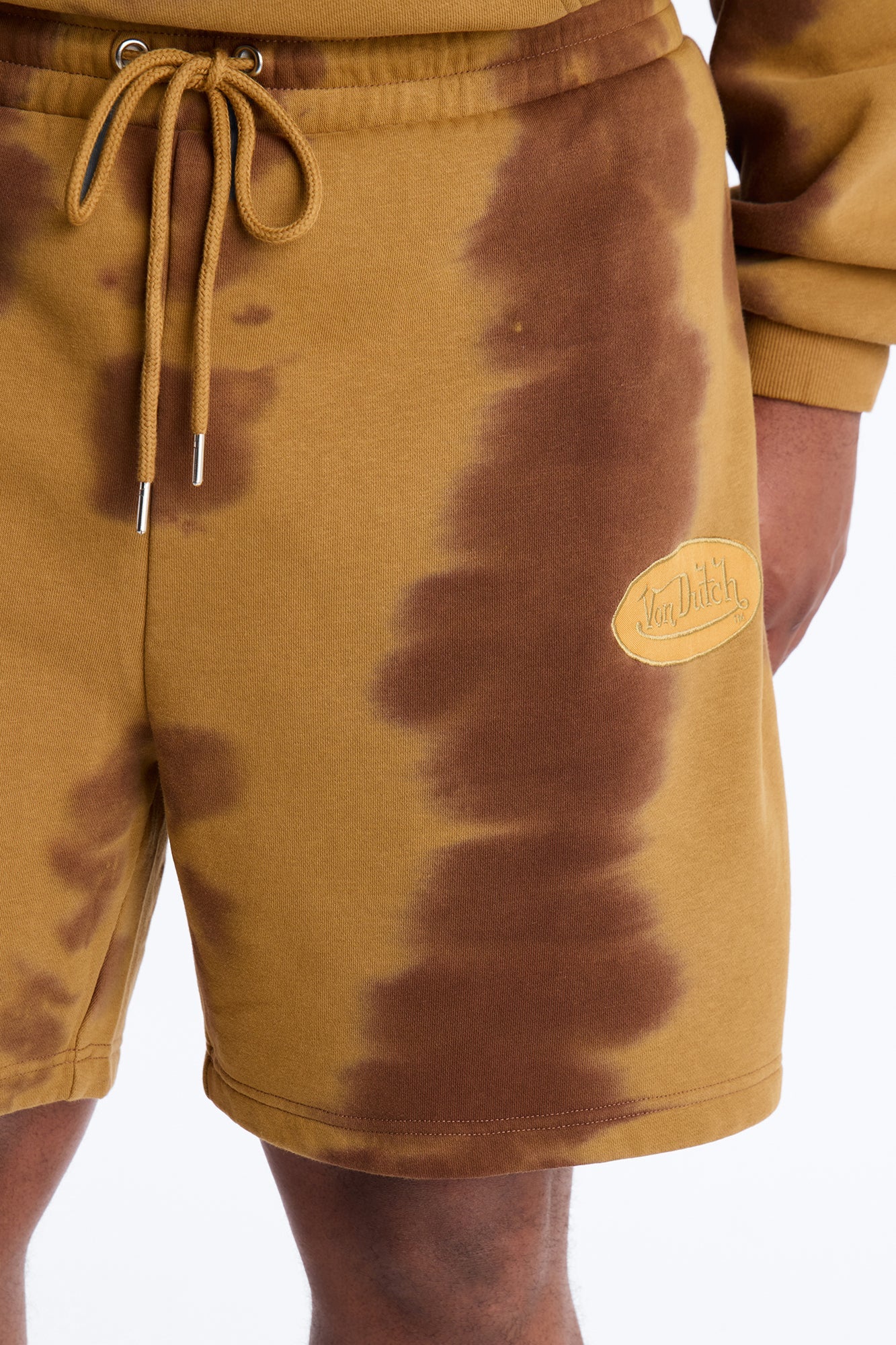 Baggy Von Dutch Ranch Most Wanted Sweatshort - Brown Fashion Nova