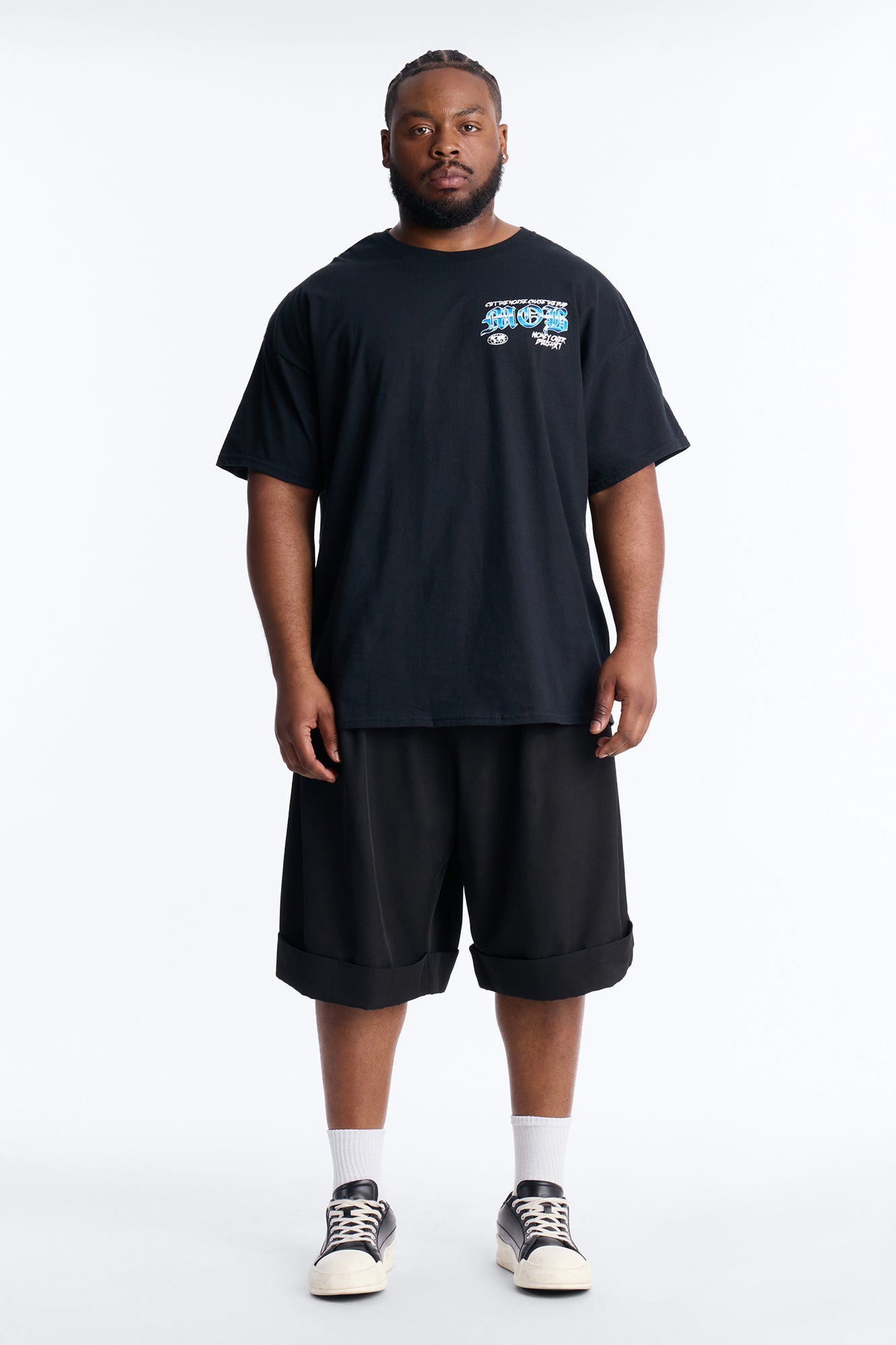 Cut The Noise Oversized Short Sleeve Tee - Black Fashion Nova