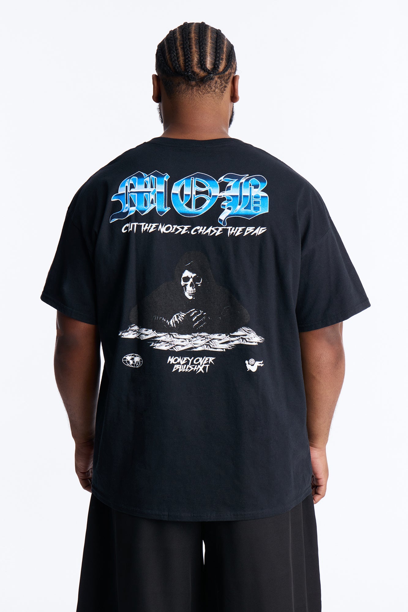 Cut The Noise Oversized Short Sleeve Tee - Black Fashion Nova