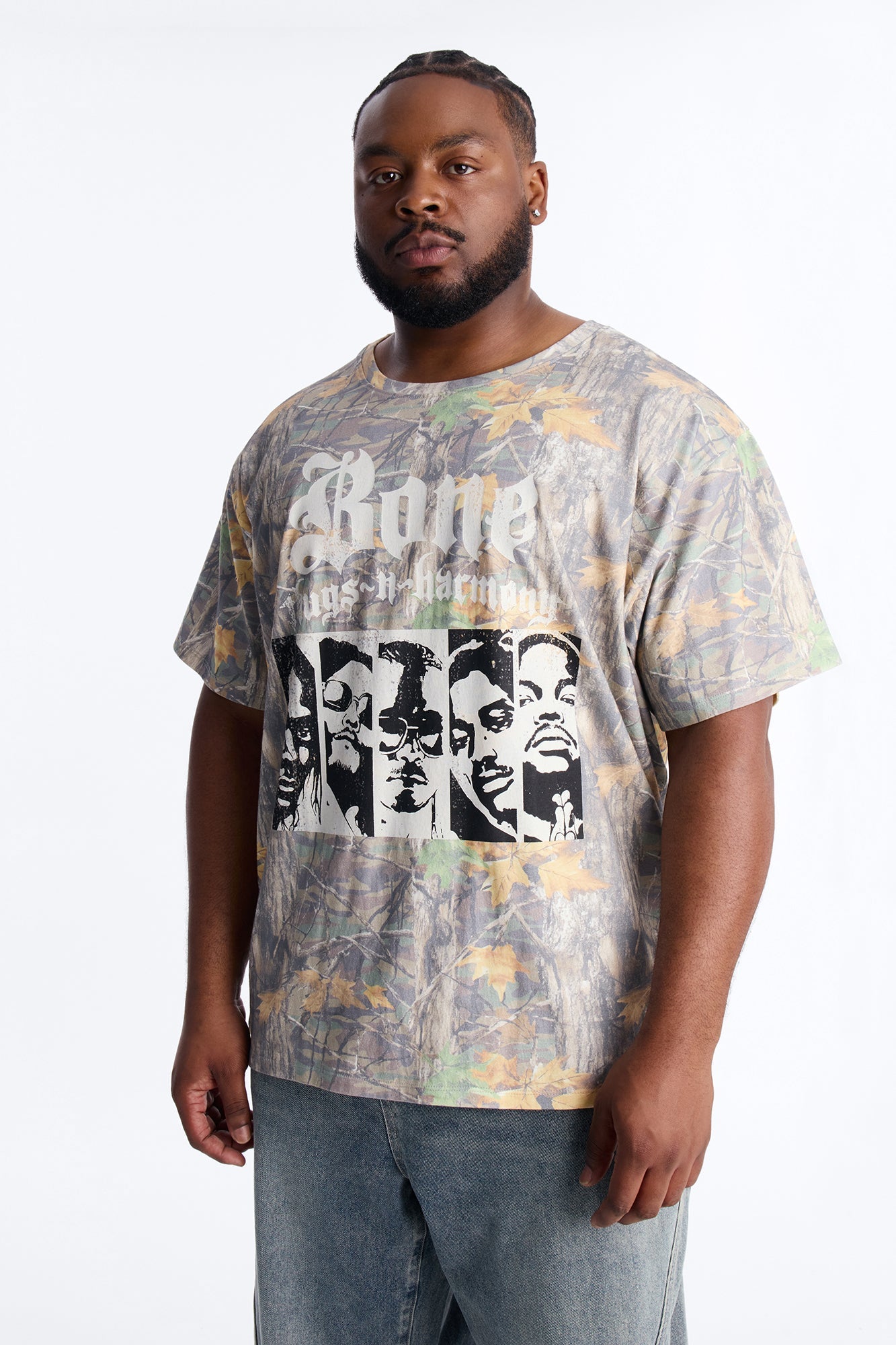 Bone Thugs N Harmony Camo Short Sleeve Shirt - Camouflage Fashion Nova