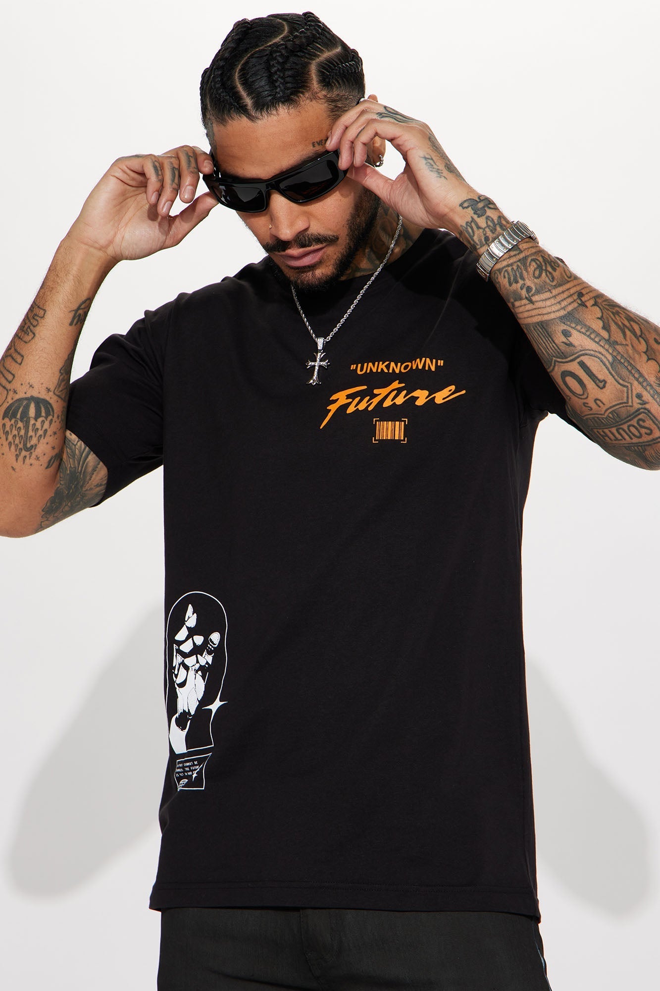 Unknown Future Short Sleeve Tee - Black Fashion Nova