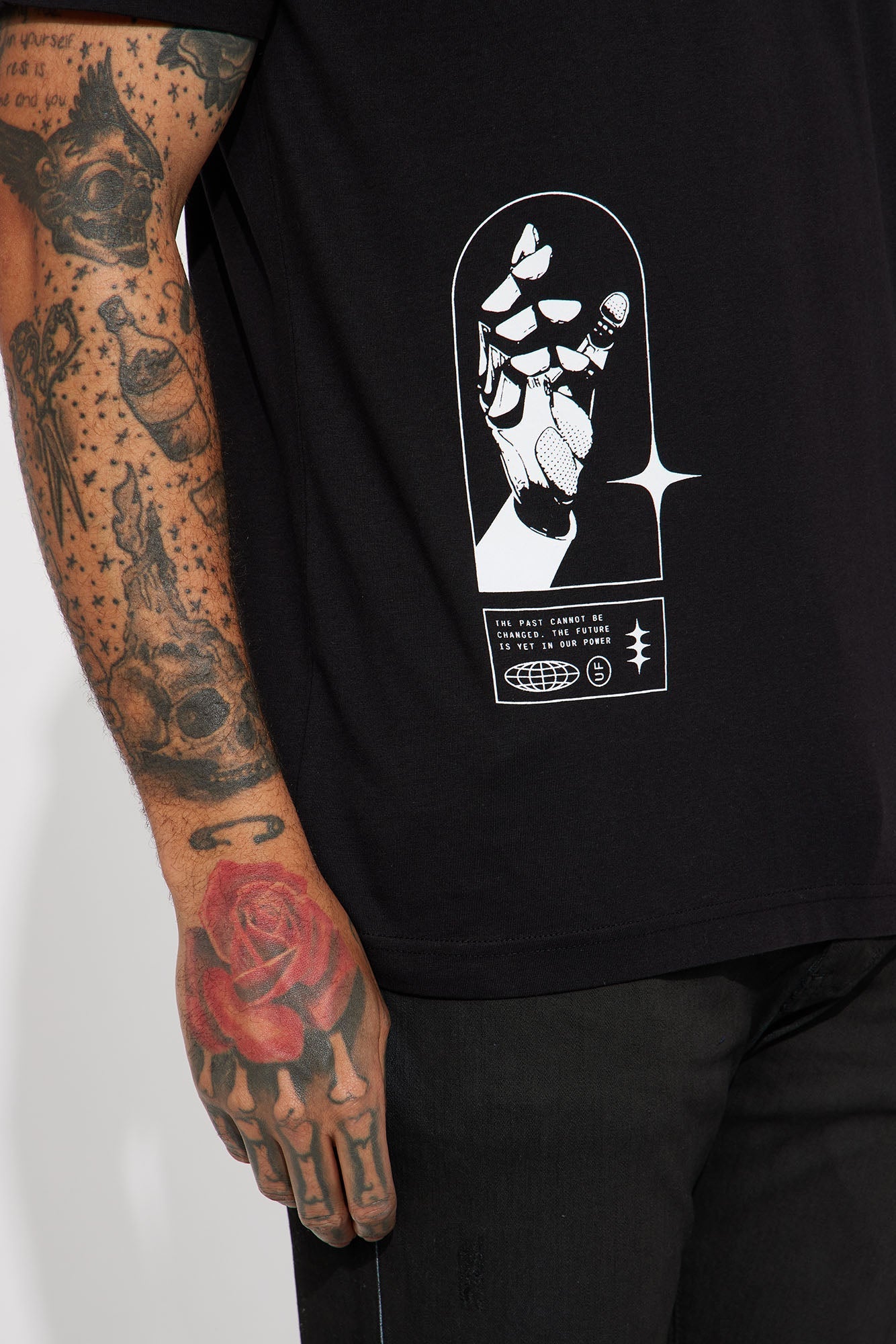 Unknown Future Short Sleeve Tee - Black Fashion Nova