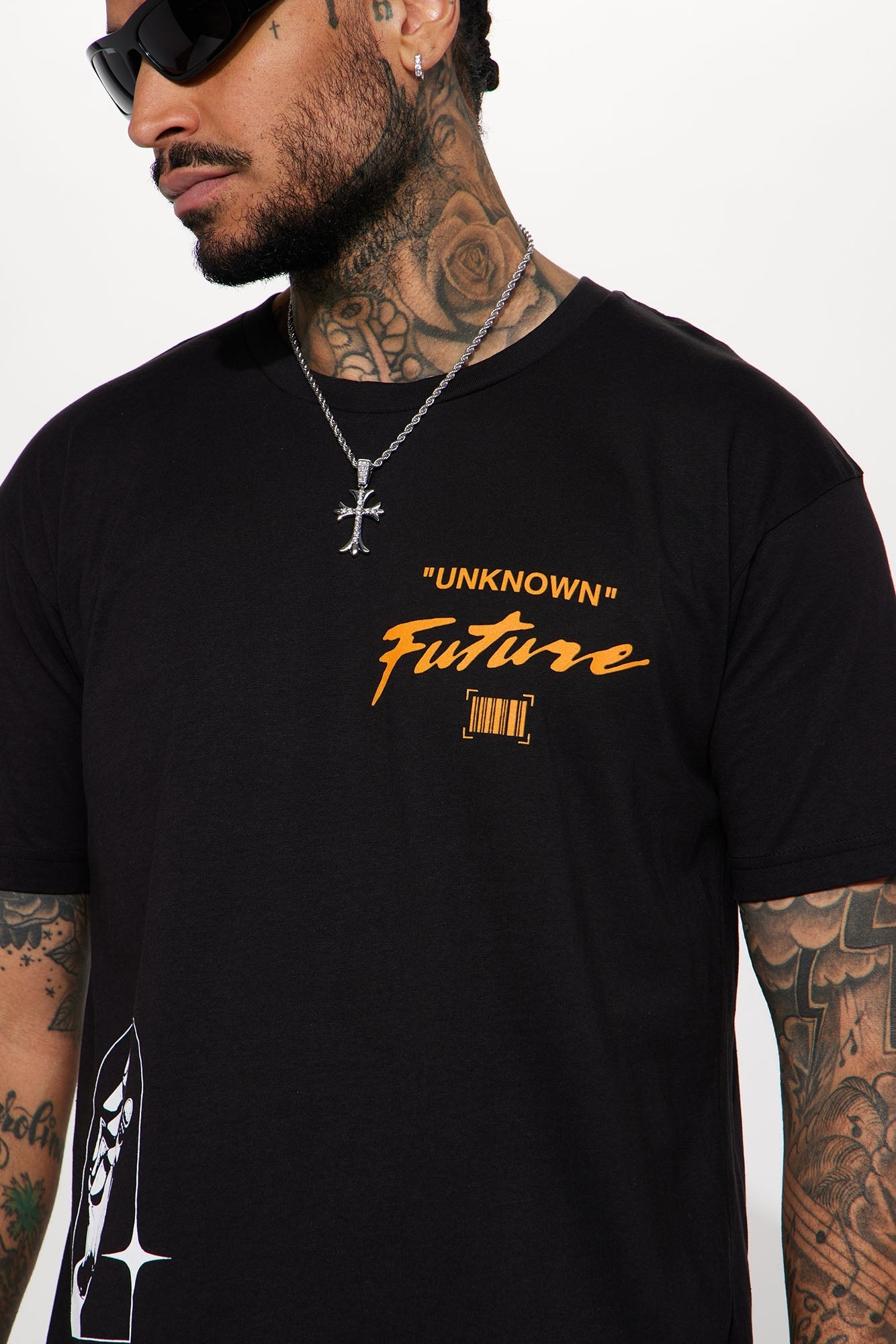 Unknown Future Short Sleeve Tee - Black Fashion Nova