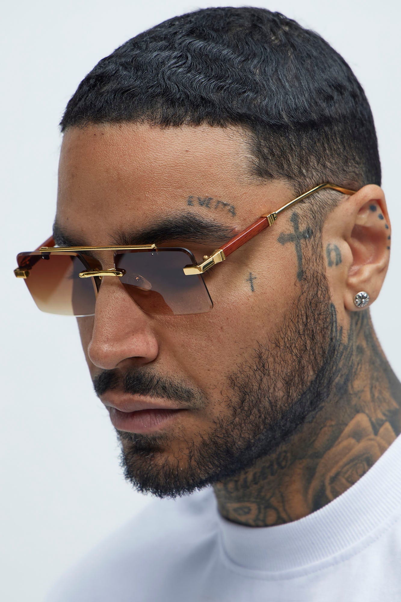 Show and Shine Sunglasses - Coco/Gold Fashion Nova