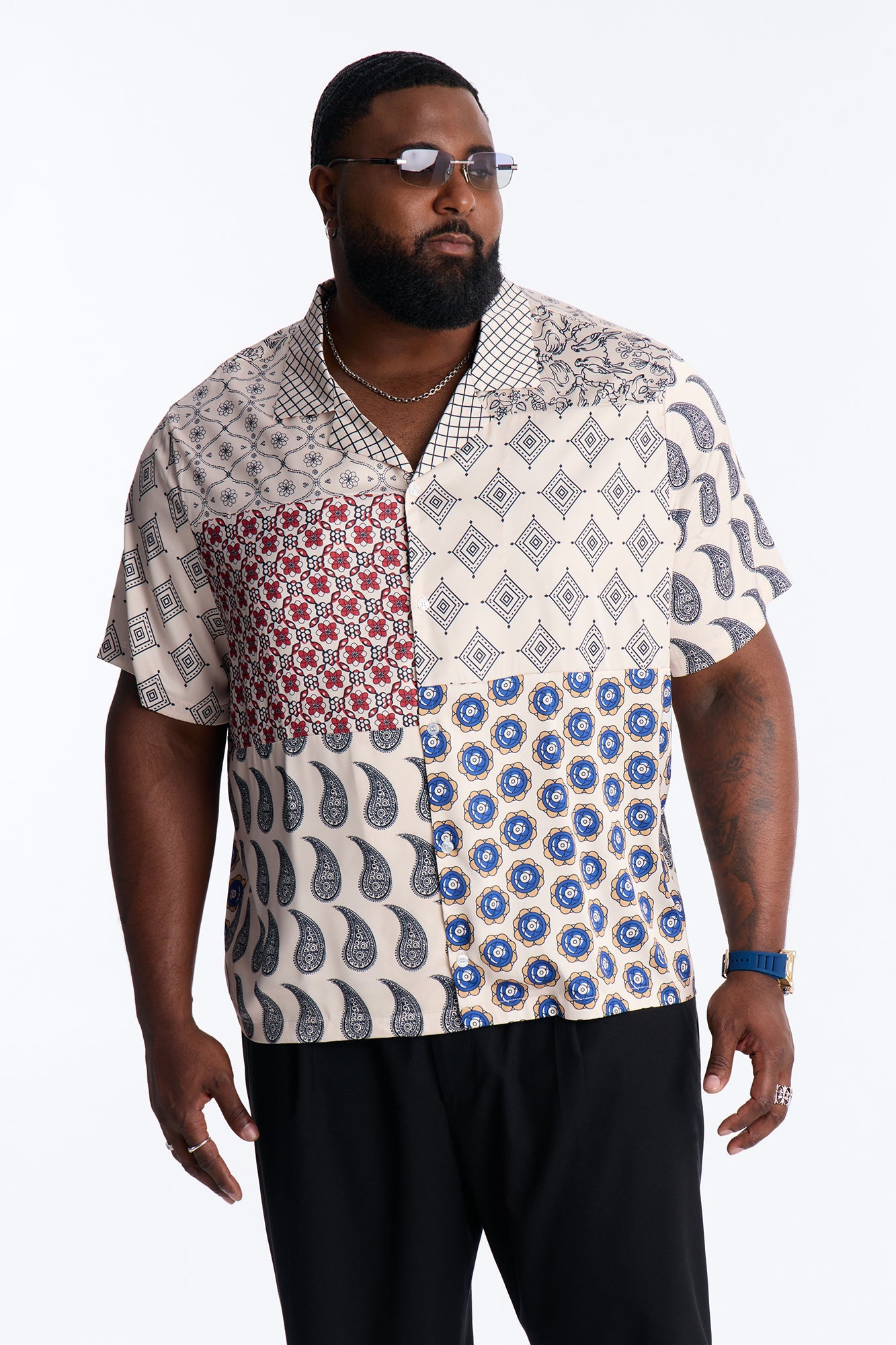 Sundust Cuban Collar Shirt - Multi Color Fashion Nova