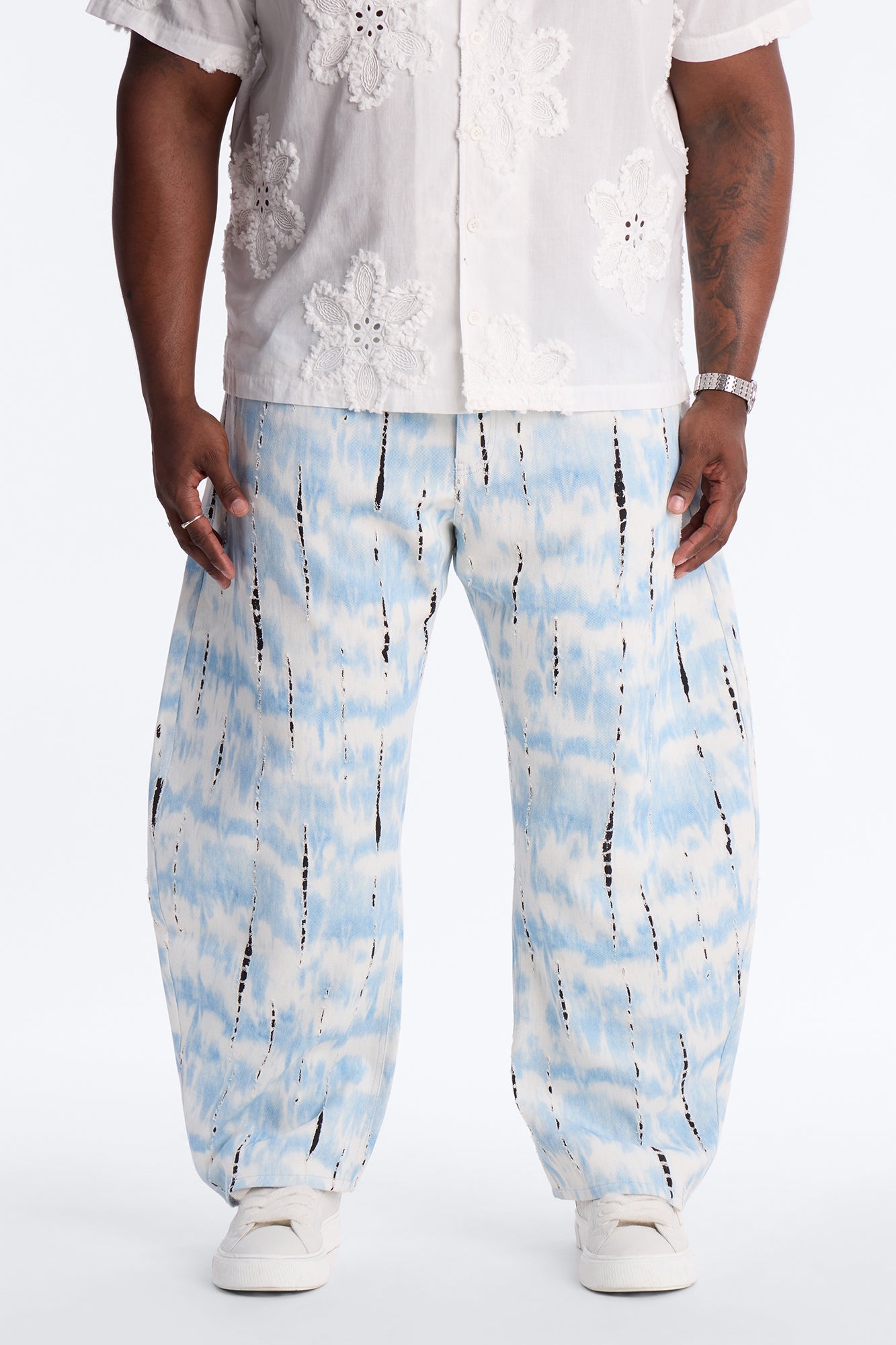 Barrel Tunnel Vision Jean - Blue Fashion Nova